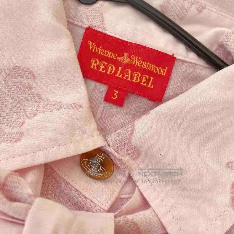 Vivienne Westwood Vivienne Westwood Pink Shirt with Ribbon Size L / US 10 / IT 46 - 5 Thumbnail