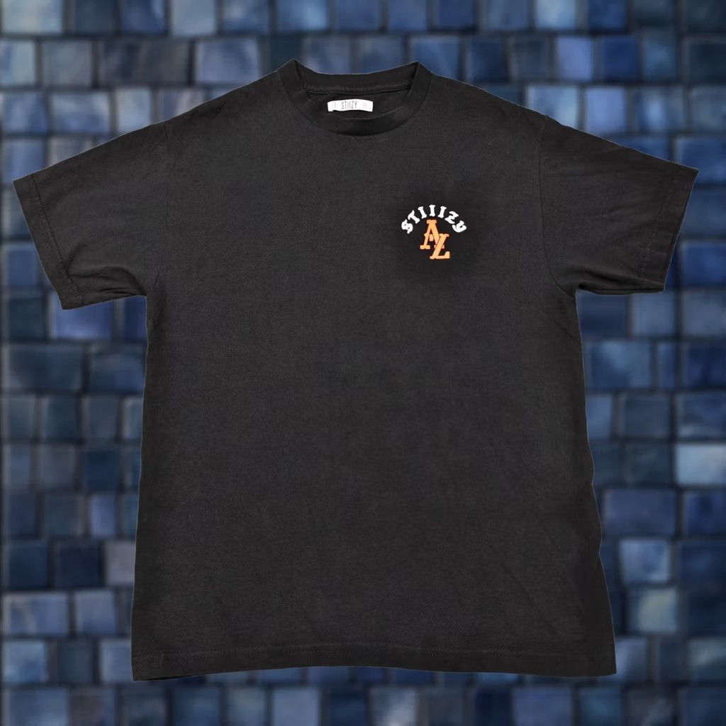 Vintage STIIIZY Shirt Mens M Black Arizona Cactus Cannabis Graphic Tee United States Made USA Shirt Mens Black Arizona Cactus Cannabis Graphic Tee Size US M / EU 48-50 / 2 - 1 Thumbnail