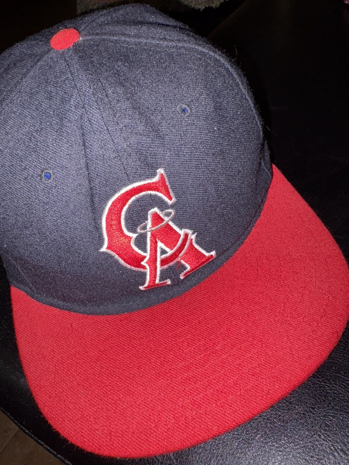 New Era Vtg California Angels Hat New Era USA 100% Wool 5950 Pro Size ONE SIZE - 5 Thumbnail