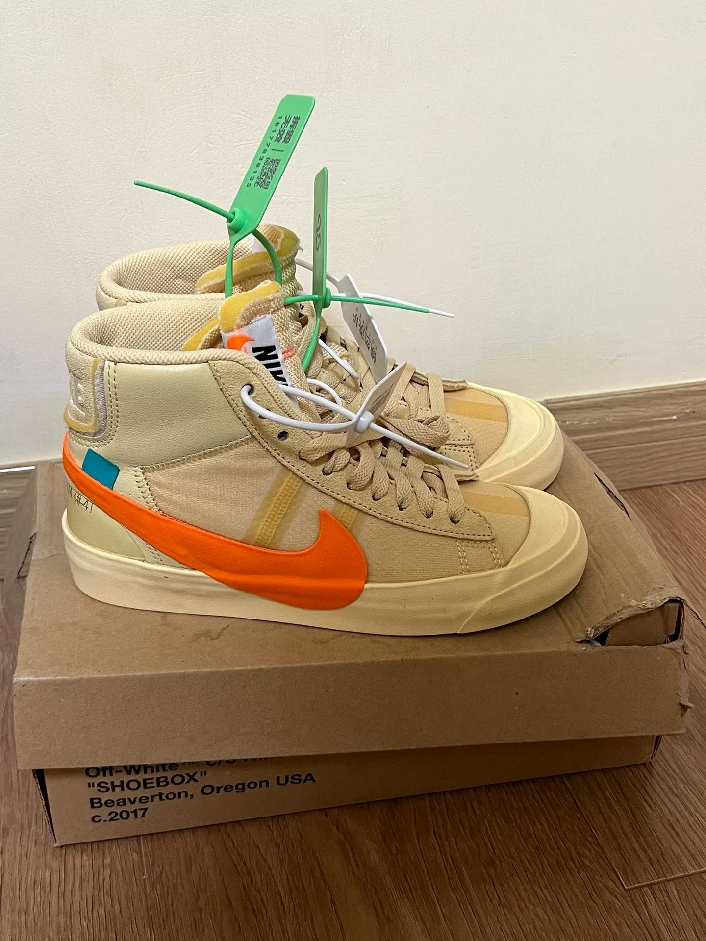 Off-White OFF-WHITE x Nike Blazer "All Hallows Eve" Size US 5 / EU 37 - 1 Thumbnail