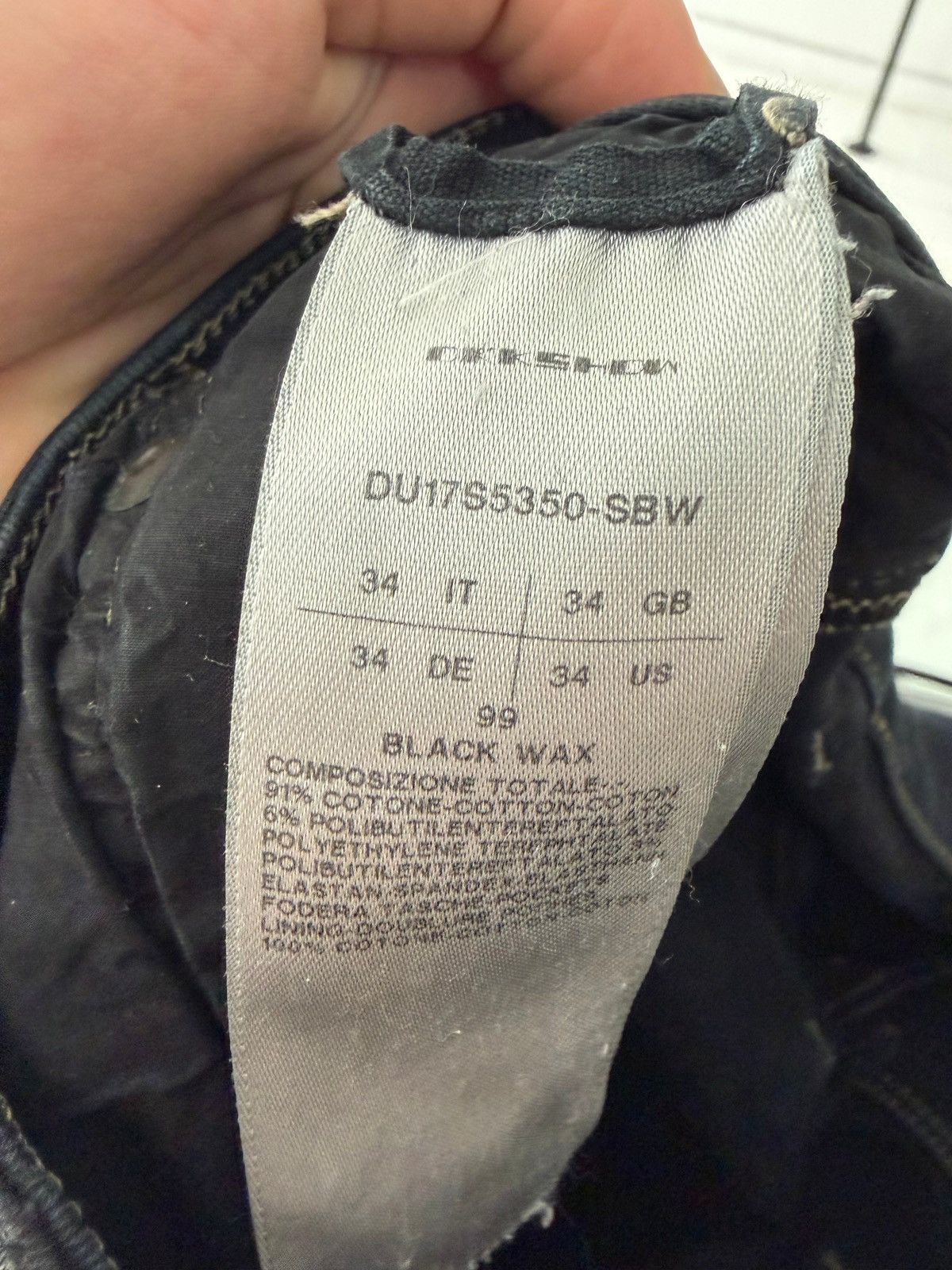 Rick Owens RICK OWENS WAX COATED DENIM Size US 34 / EU 50 - 3 Thumbnail