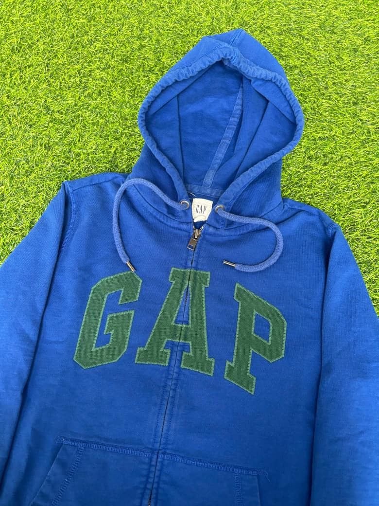 Gap GAP blue Zip Hoodie Size US XS / EU 42 / 0 - 2 Thumbnail