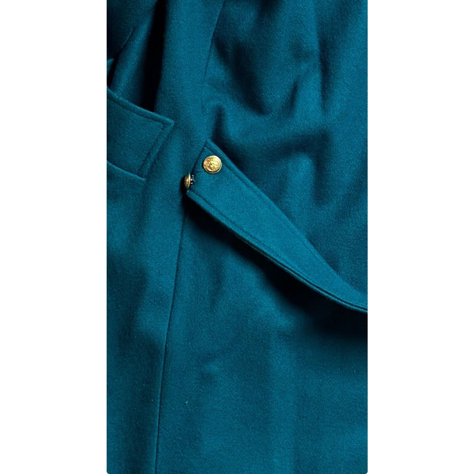 Other Maggie Lawrence Overcoat Women L 80s Vintage Double Breasted Size L / US 10 / IT 46 - 10 Thumbnail