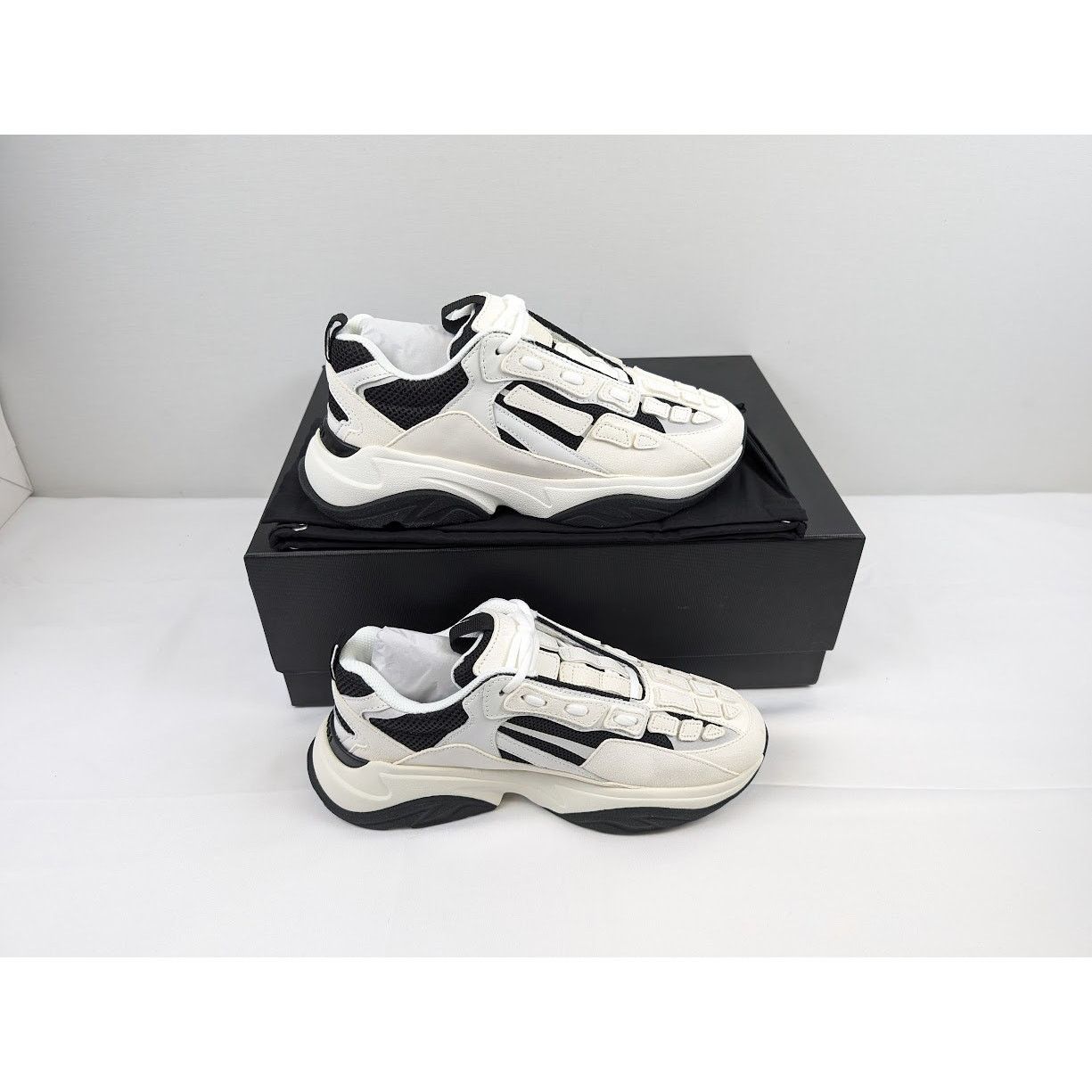 Amiri o1rshd1 Q:2 / Bone Runner in Black / White Size US 8 / EU 41 - 21 Thumbnail