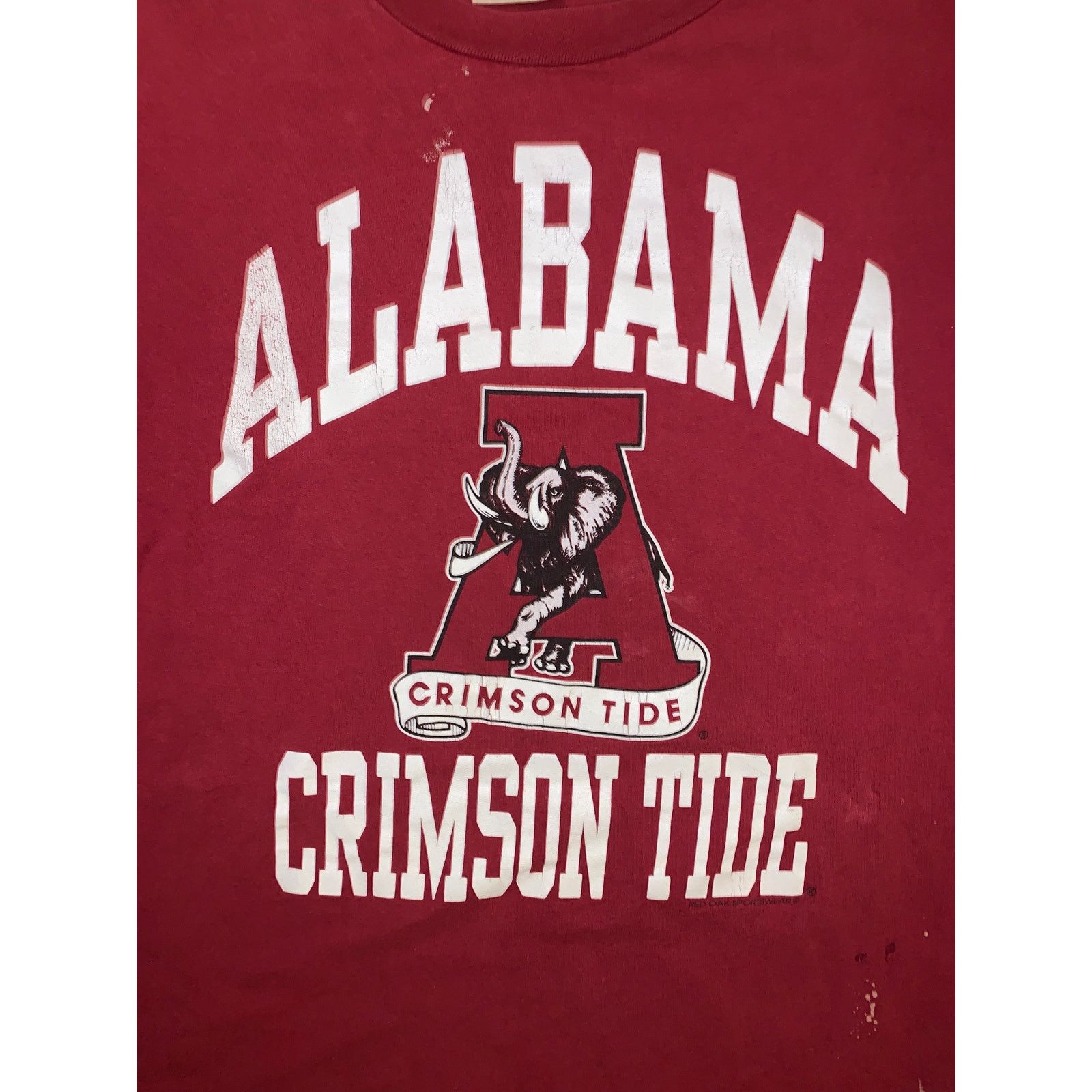 NCAA × Other × Vintage Vintage 90s Alabama Crimson Tide T Shirt XL Red Oak USA Size US XL / EU 56 / 4 - 2 Thumbnail