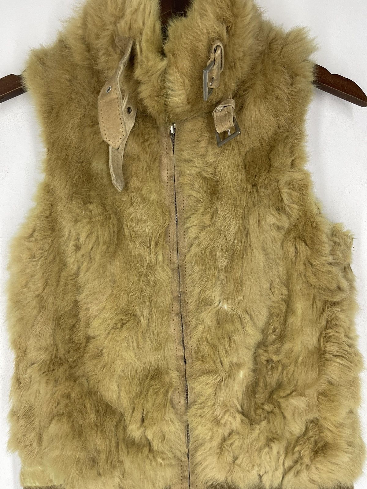 Vintage VINTAGE RACCOON FUR VEST IF SIX WAS NINE Size S / US 4 / IT 40 - 3 Thumbnail