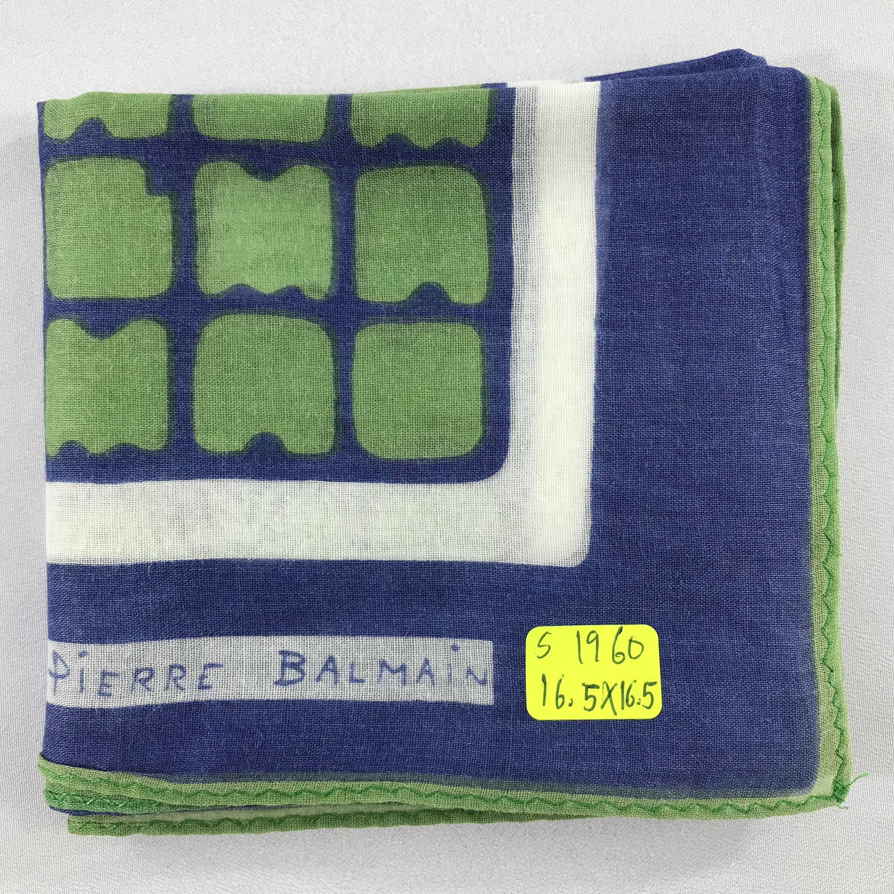 Pierre Balmain × Vintage Pierre Balmain Bandana / Handkerchief / Neckerchief - S1960 Size ONE SIZE - 5 Thumbnail