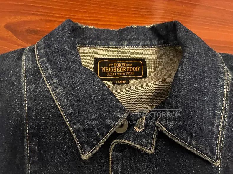 Neighborhood Neighborhood Ink Wash Work Denim Jacket Size US L / EU 52-54 / 3 - 5 Thumbnail