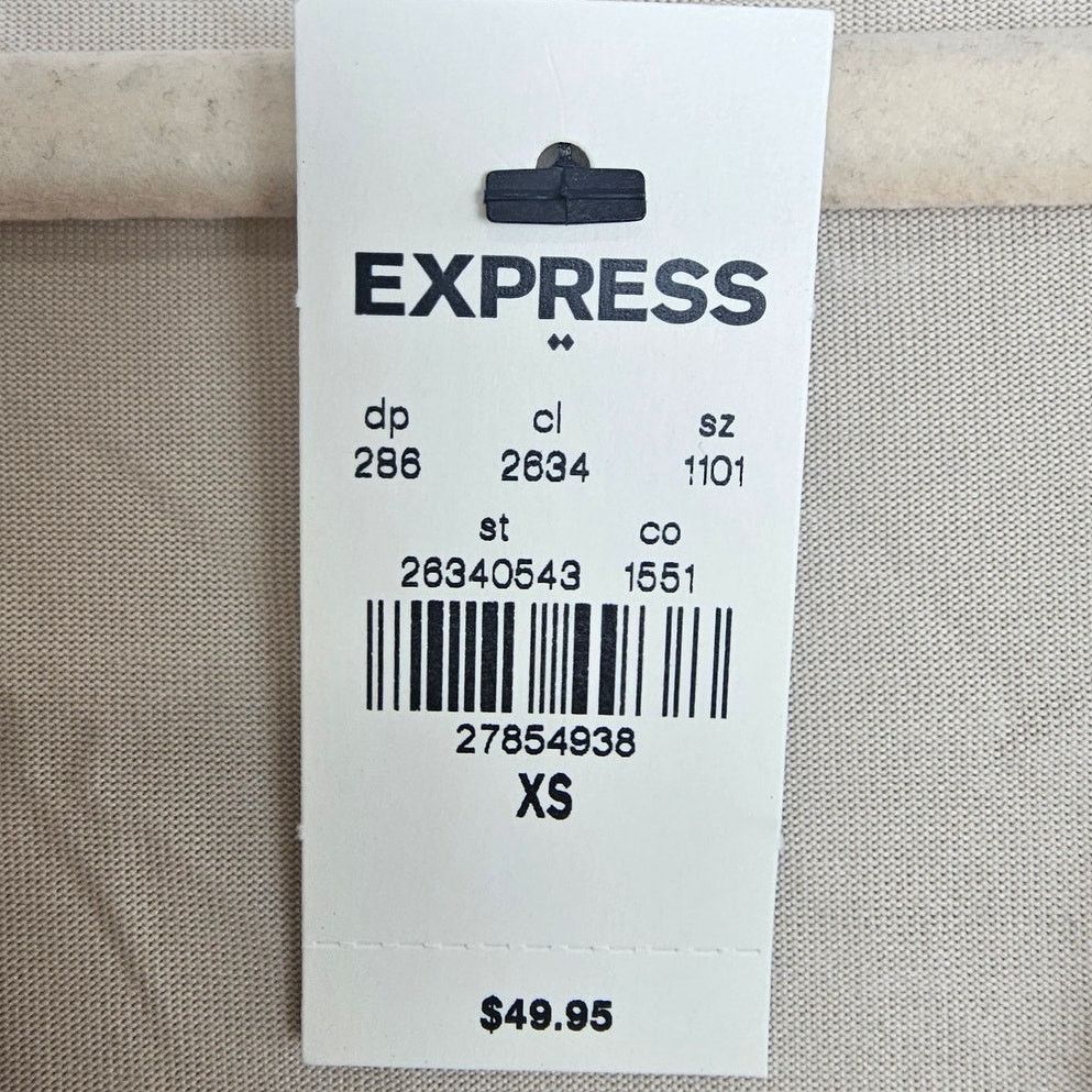 Express Express Womens Surplice Drapey Top Size XS Minimalist Career Size XS / US 0-2 / IT 36-38 - 6 Thumbnail