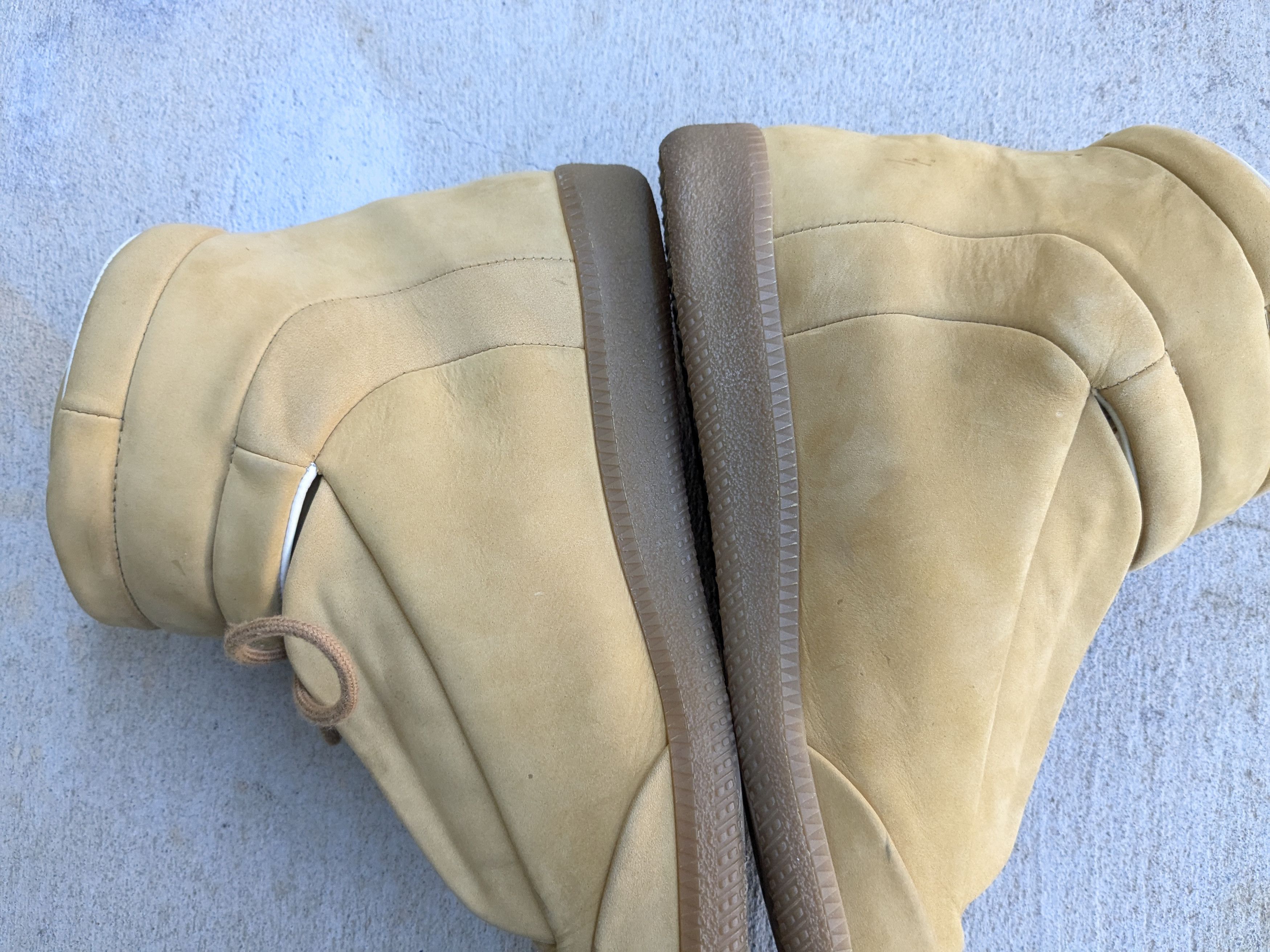 Maison Margiela Maison Margiela Future Wheat Tan 8 41 High Tops Suede Size US 8 / EU 41 - 16 Thumbnail
