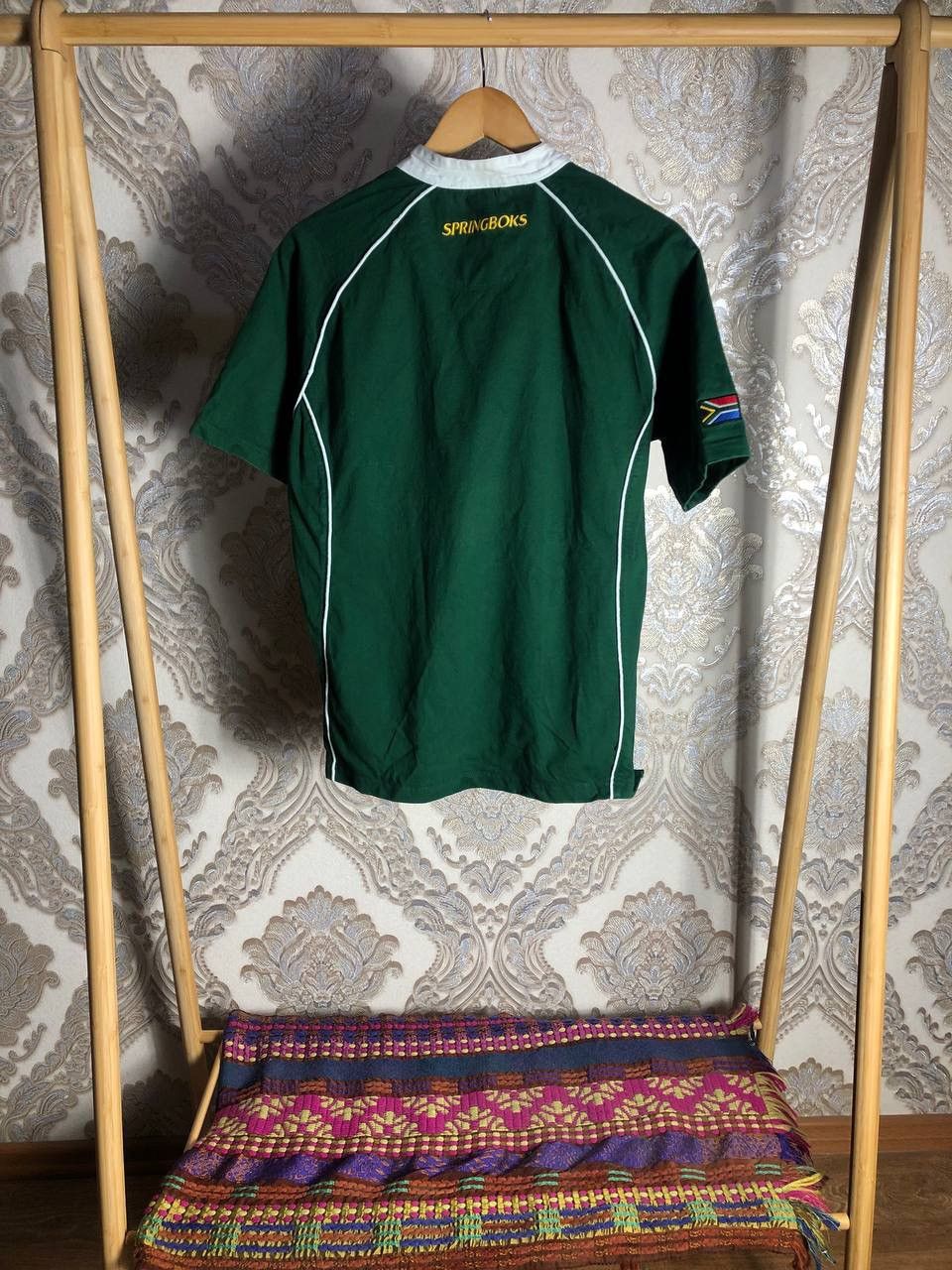 Canterbury of New Zealand × Cotton Traders VERY RARE AFRICA RUGBY JERSEY RETRO POLO BLOKECORE 90s Y2K Size US S / EU 44-46 / 1 - 7 Thumbnail