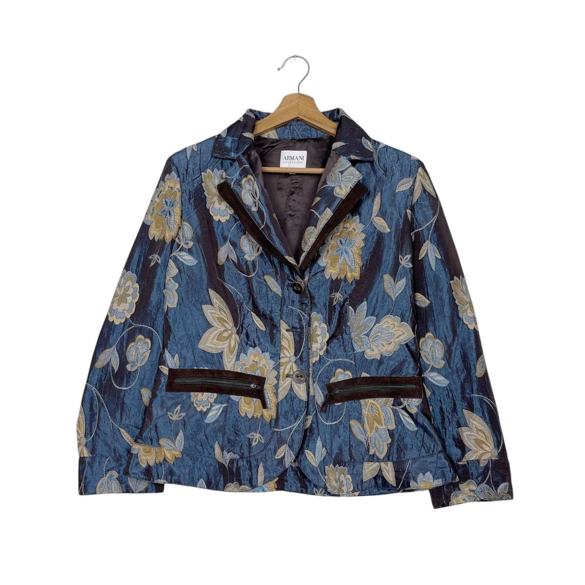 Armani Armani Collezioni Flower Design Jacket Size M / US 6-8 / IT 42-44 - 1 Thumbnail