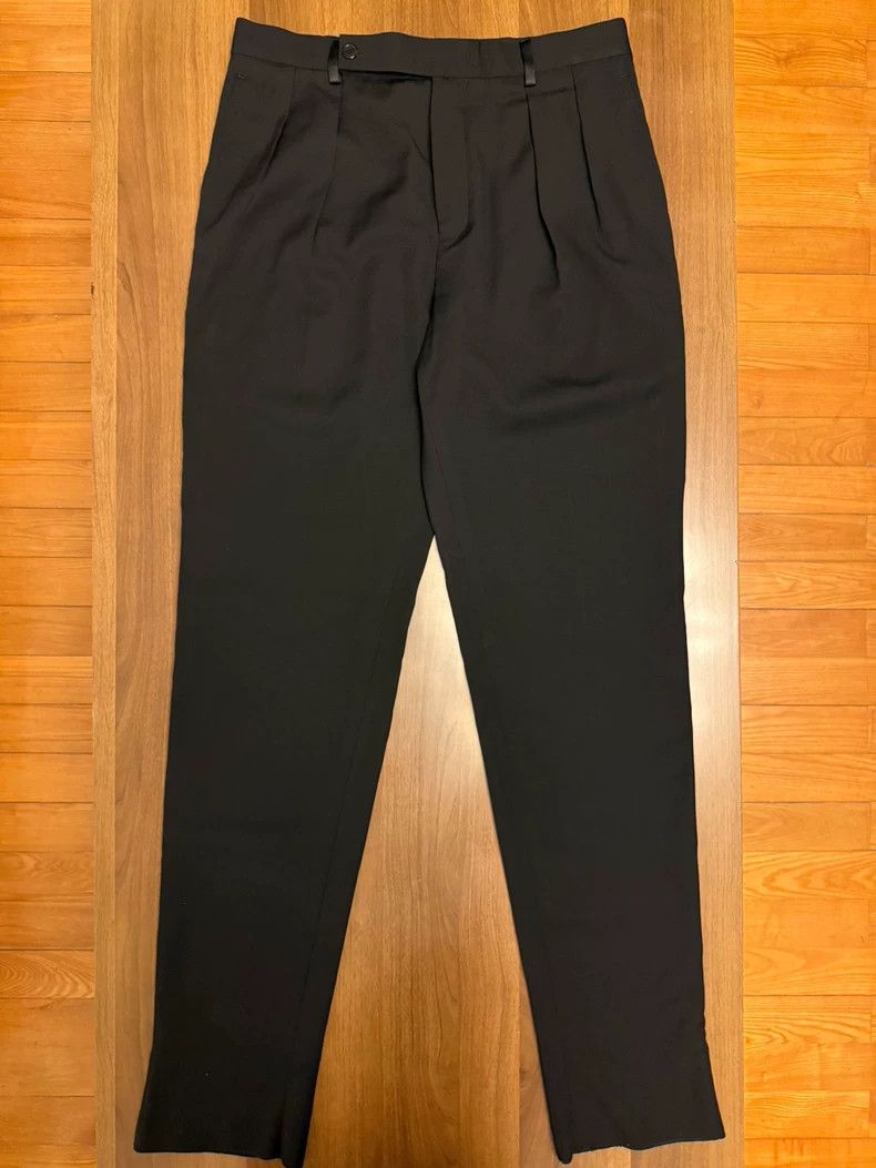 Saint Laurent Paris Saint Laurent Paris size US 46 22fw poster style black smok Size US 30 / EU 46 - 1 Thumbnail