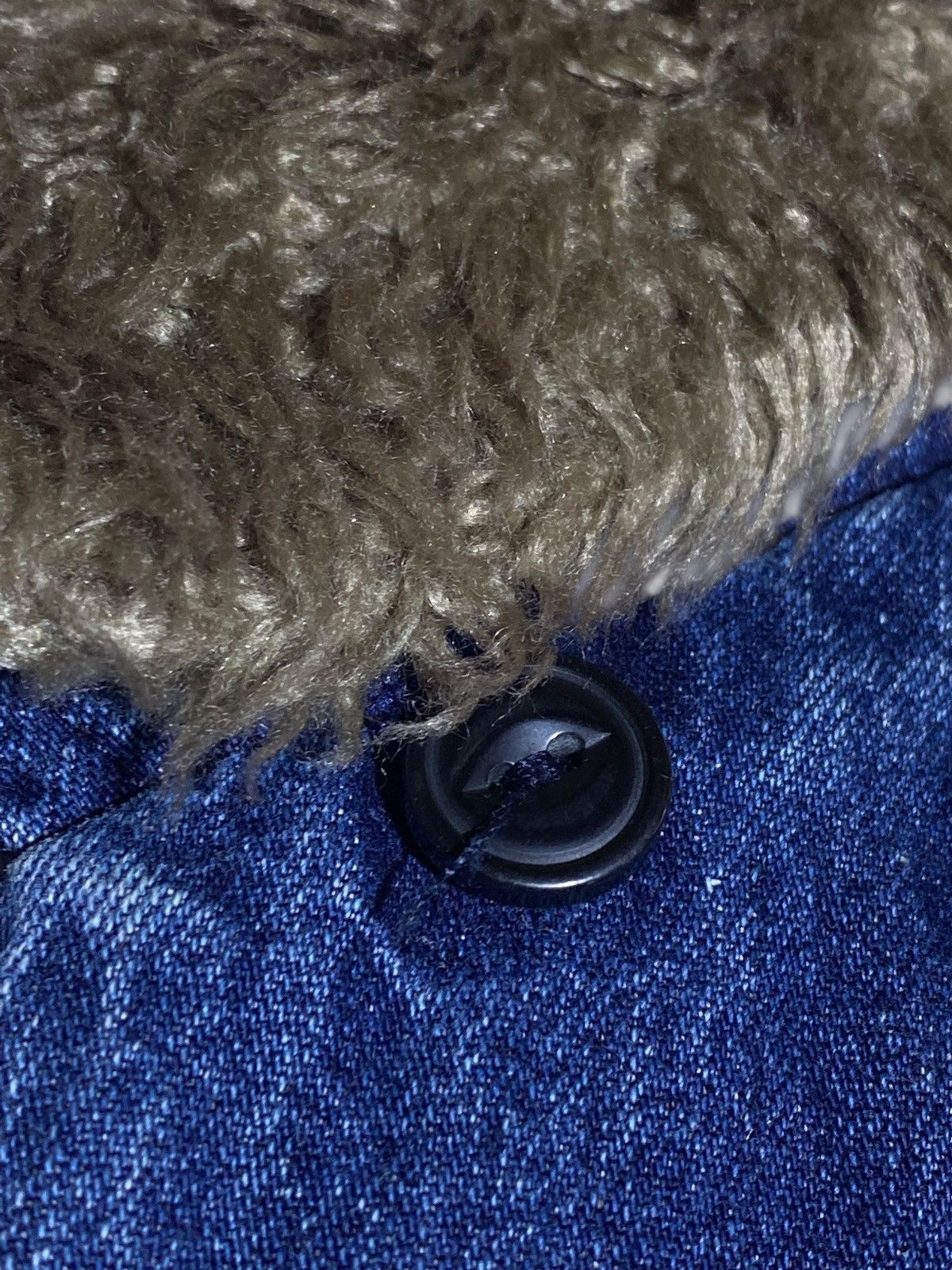 Diesel Vintage 00s Diesel Sherpa Washed Denim Jacket Y2k Style Size M / US 6-8 / IT 42-44 - 19 Thumbnail