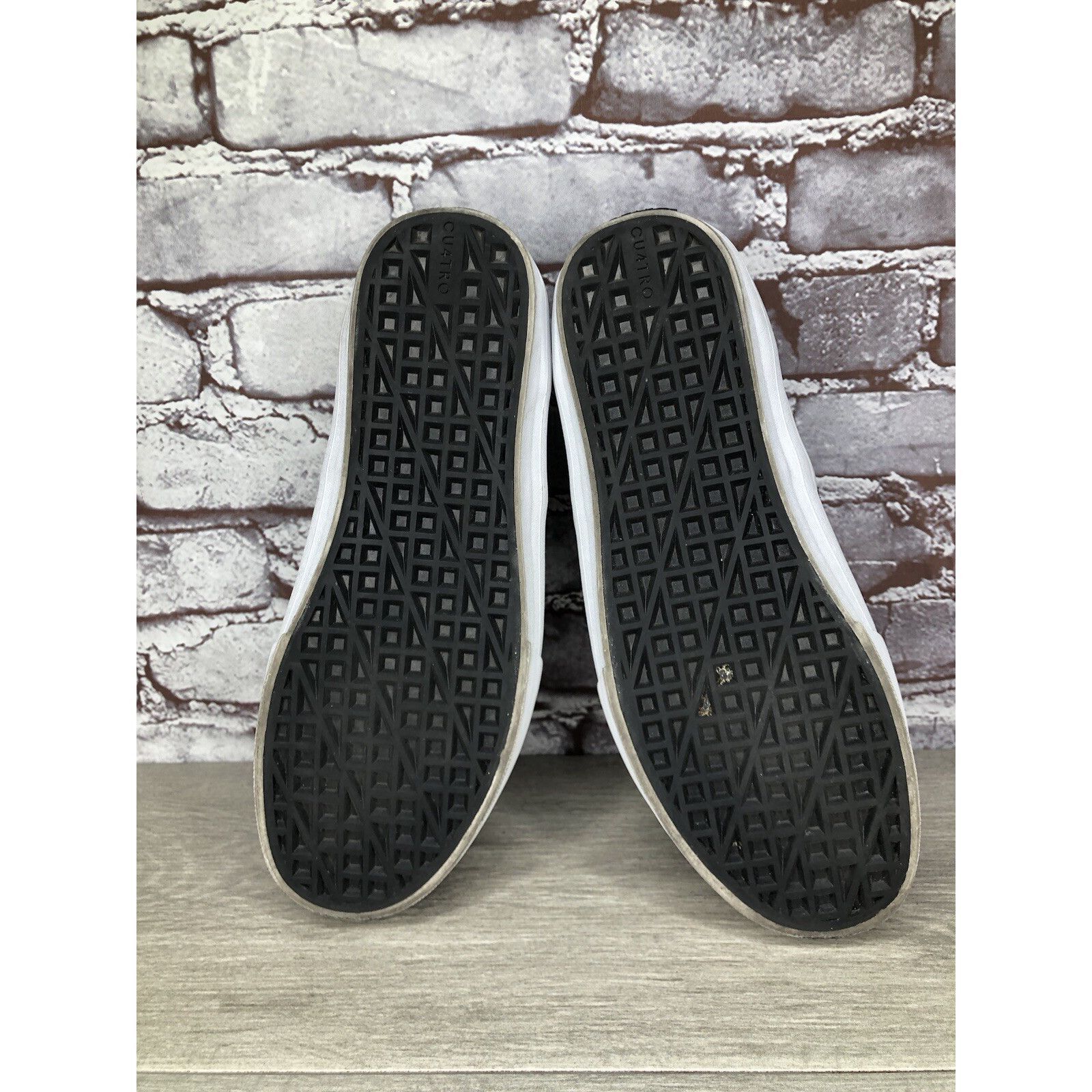 Other CU4TRO Black Suede Leather Lace Up Low Top Sneakers Shoes Wo Size US 10 / IT 40 - 7 Thumbnail