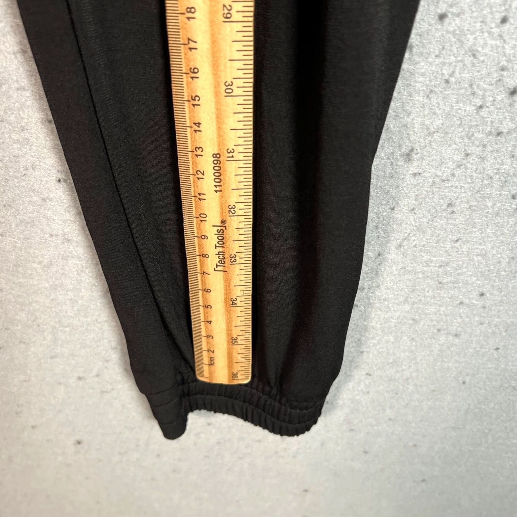 Vintage Veronica M Womens Pants Jogger Black Elastic Waist Mid Rise Inseam 28 in Tapered Size M Size 32" / US 10 / IT 46 - 6 Thumbnail