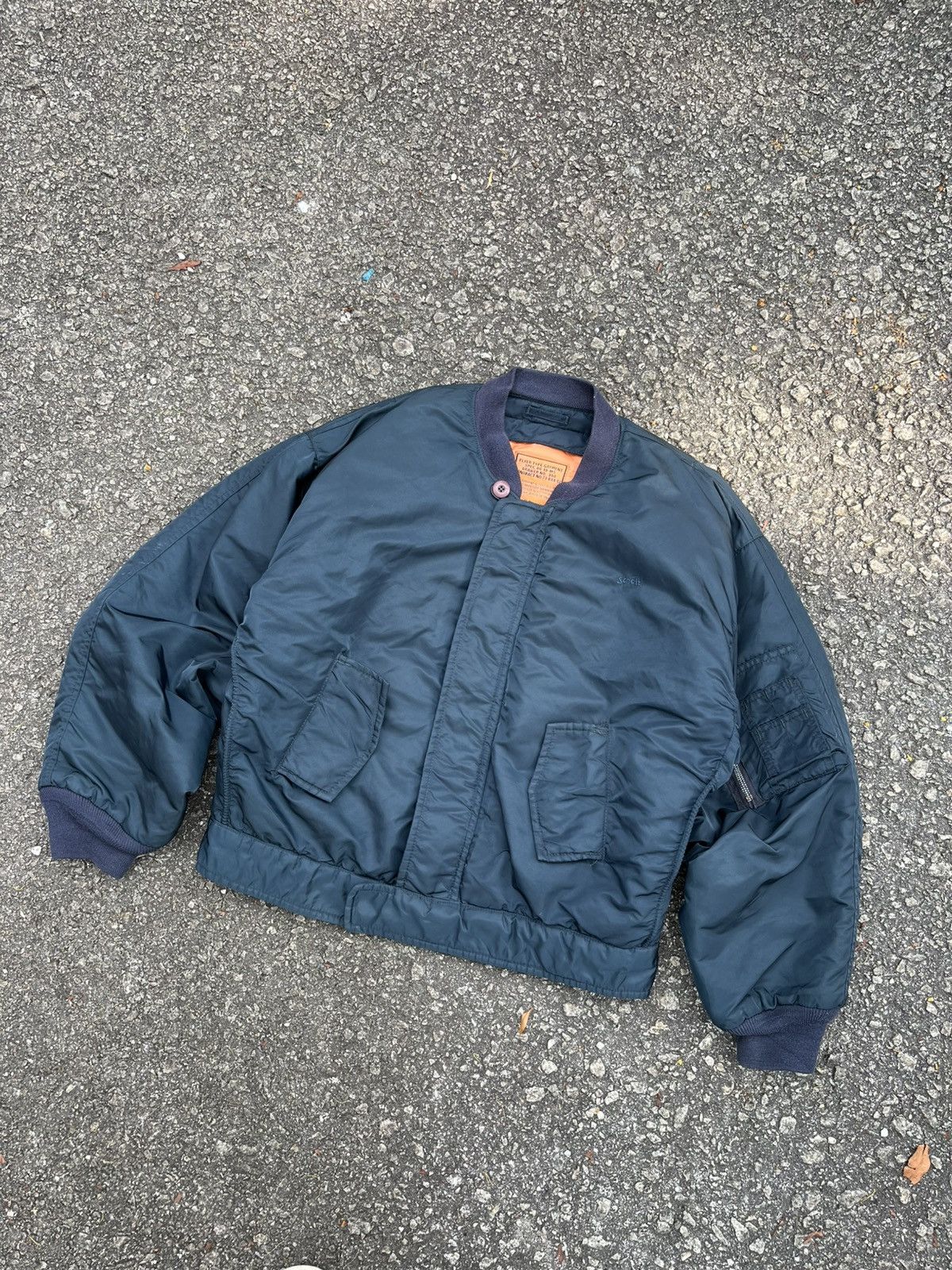 Schott Vintage Schott Bros Inc Bomber Flight Jacket Size US L / EU 52-54 / 3 - 1 Thumbnail