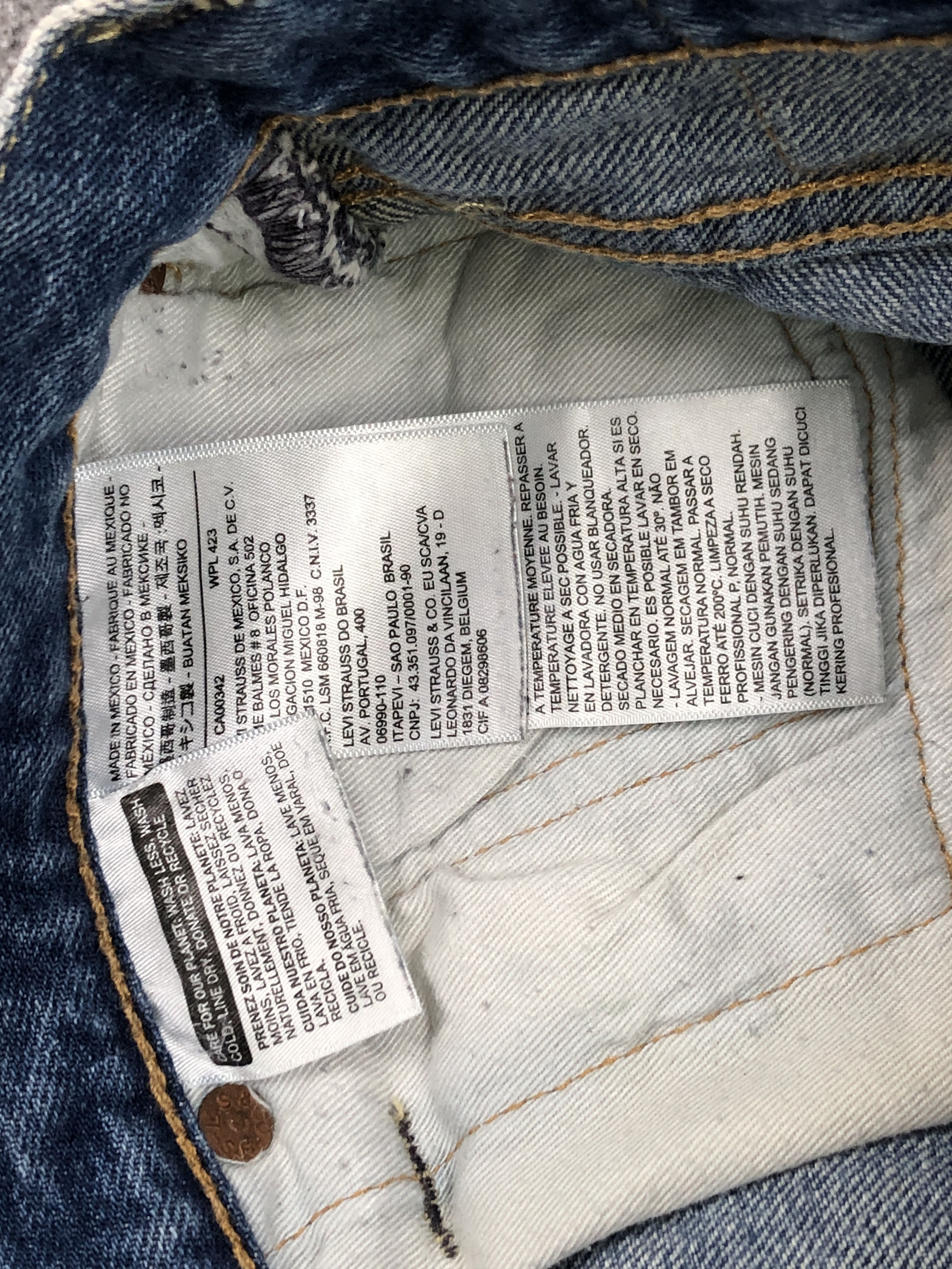 Levi's × Vintage Vintage Levis 501 Faded Blue Denim Jeans Size US 32 / EU 48 - 7 Thumbnail