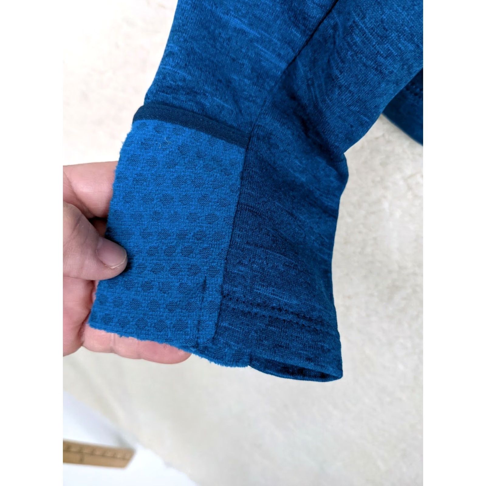 Nike Nike Pro Women’s 1/4 Zip Long Sleeve Pullover Sweatshirt Top M Blue Size M / US 6-8 / IT 42-44 - 6 Thumbnail