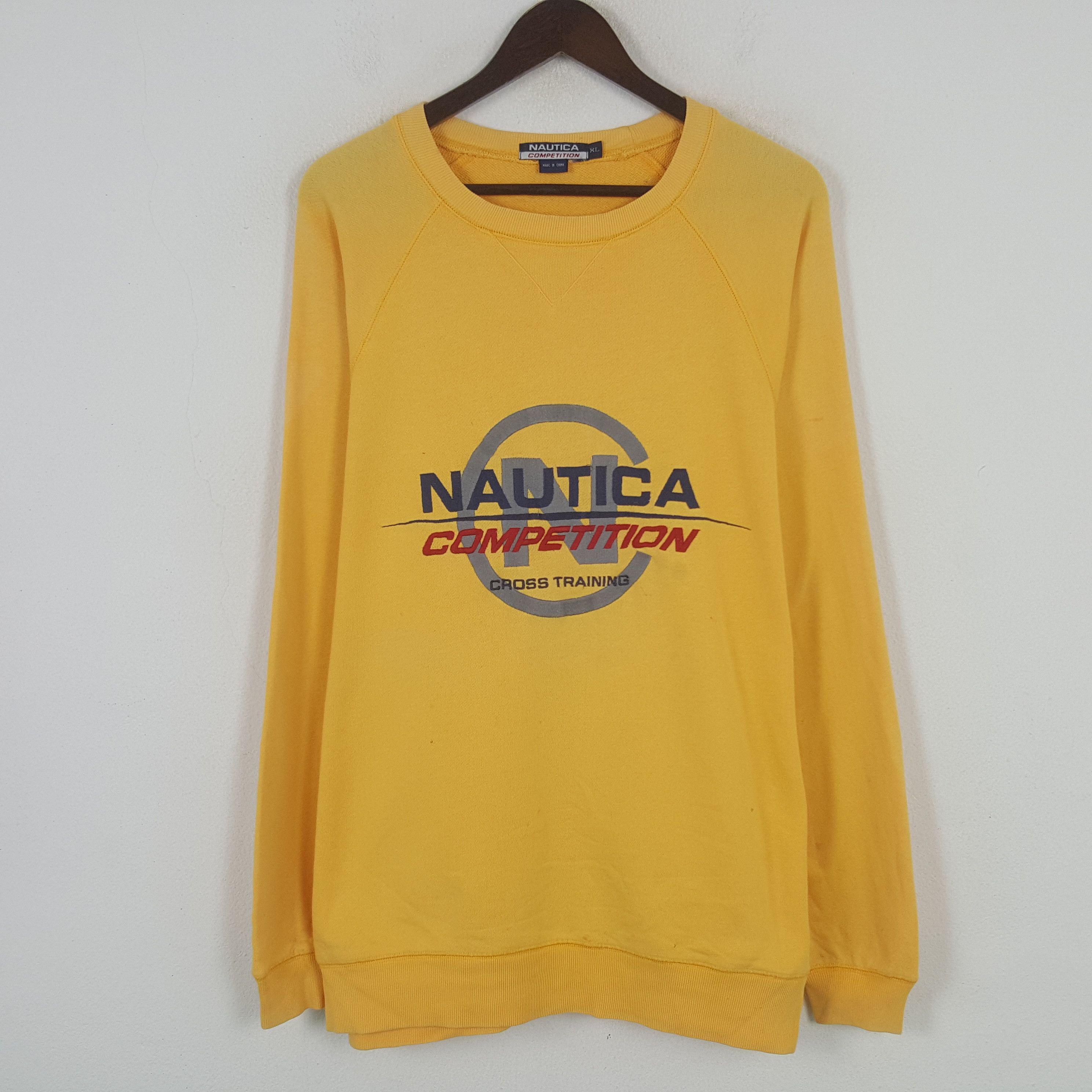 Nautica × Vintage Vintage Nautica Competition Sweatshirt Size US XL / EU 56 / 4 - 1 Thumbnail