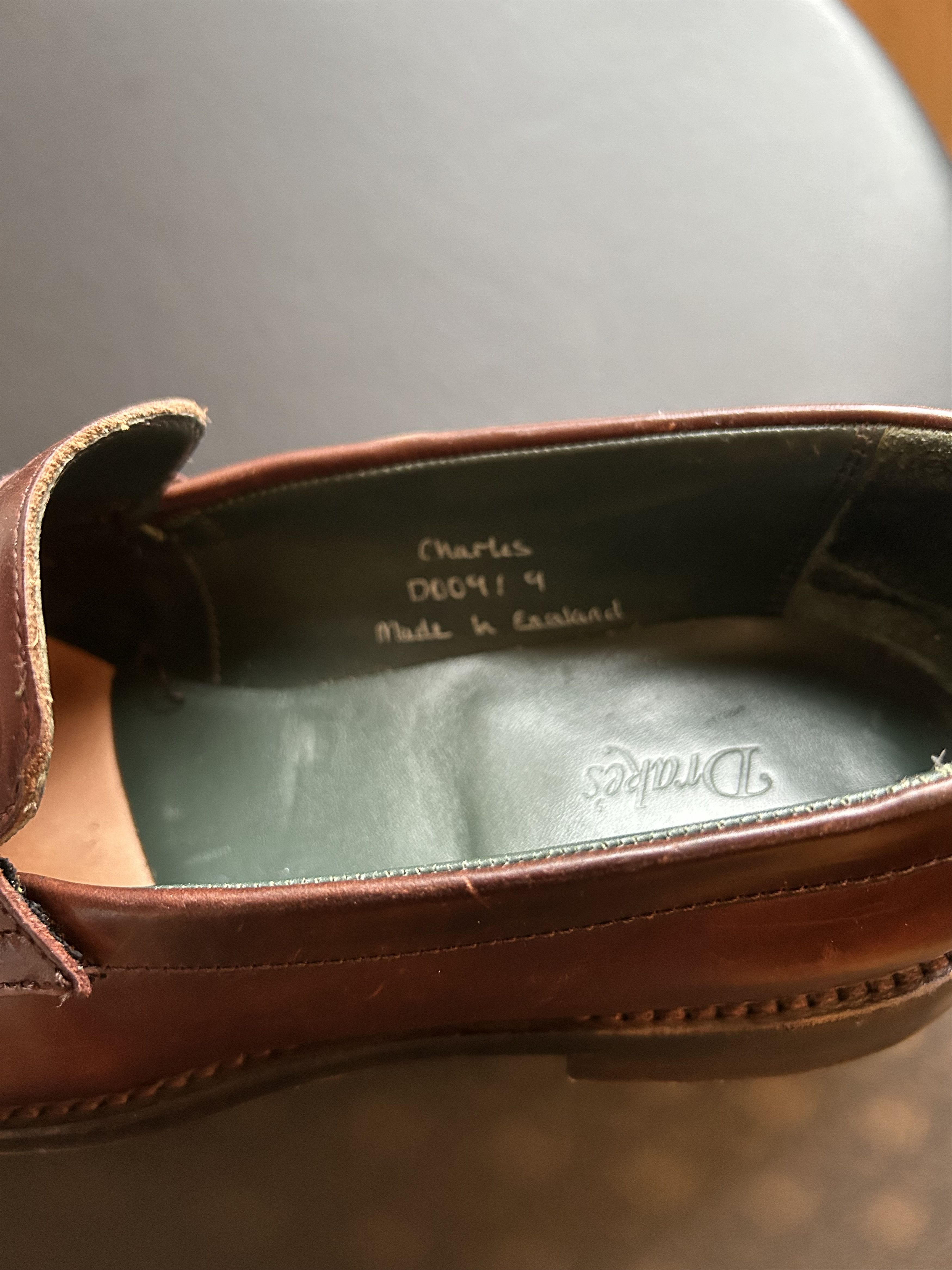 Drake's Drake’s Brown Leather Charles Penny Loafer (UK 9 / US 10) Size US 10 / EU 43 - 9 Thumbnail