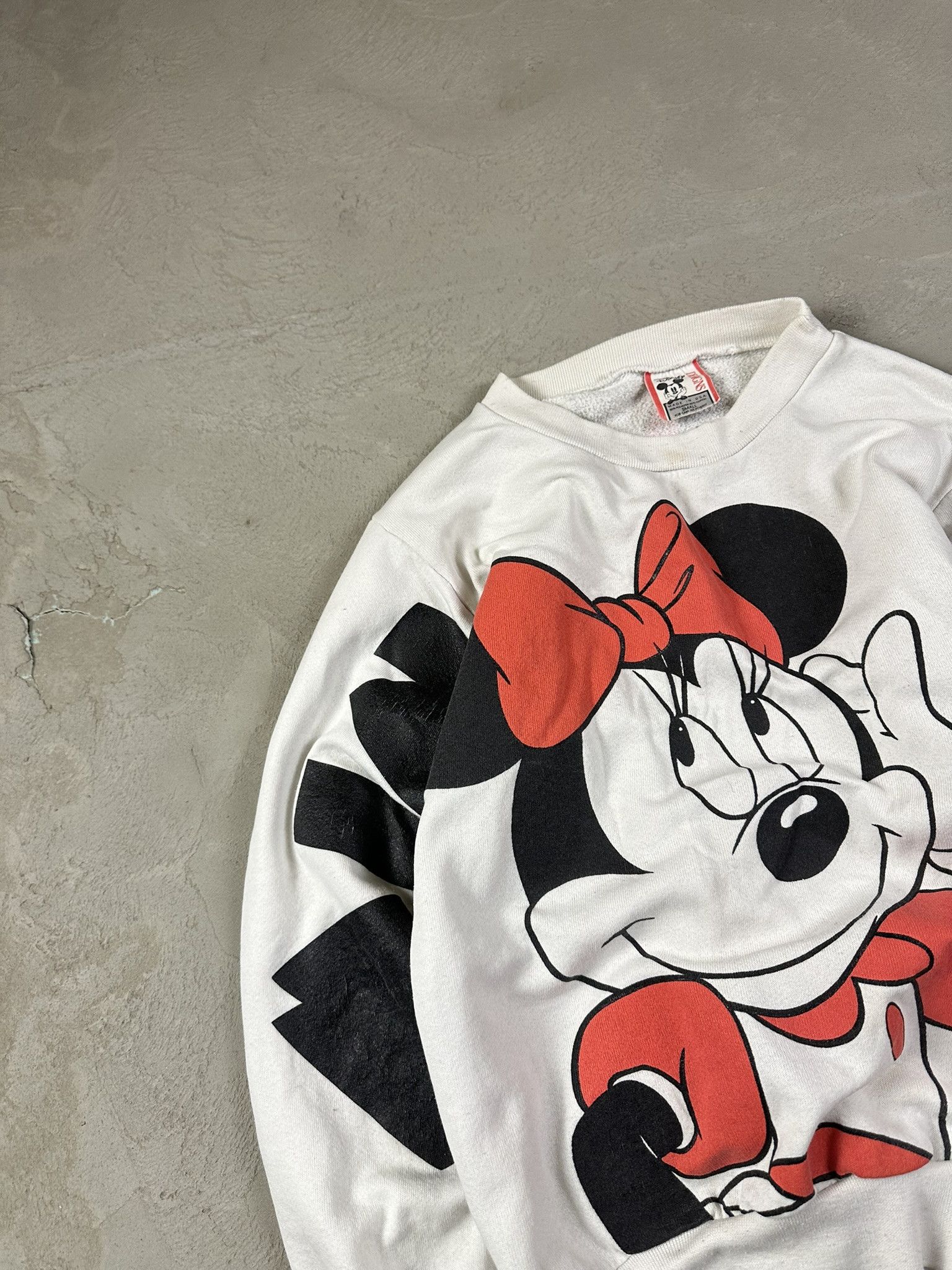 Cartoon Network × Disney × Vintage 90s Vintage Minnie Mouse Fullprint Sweatshirt Crewneck Rare Size S / US 4 / IT 40 - 7 Thumbnail