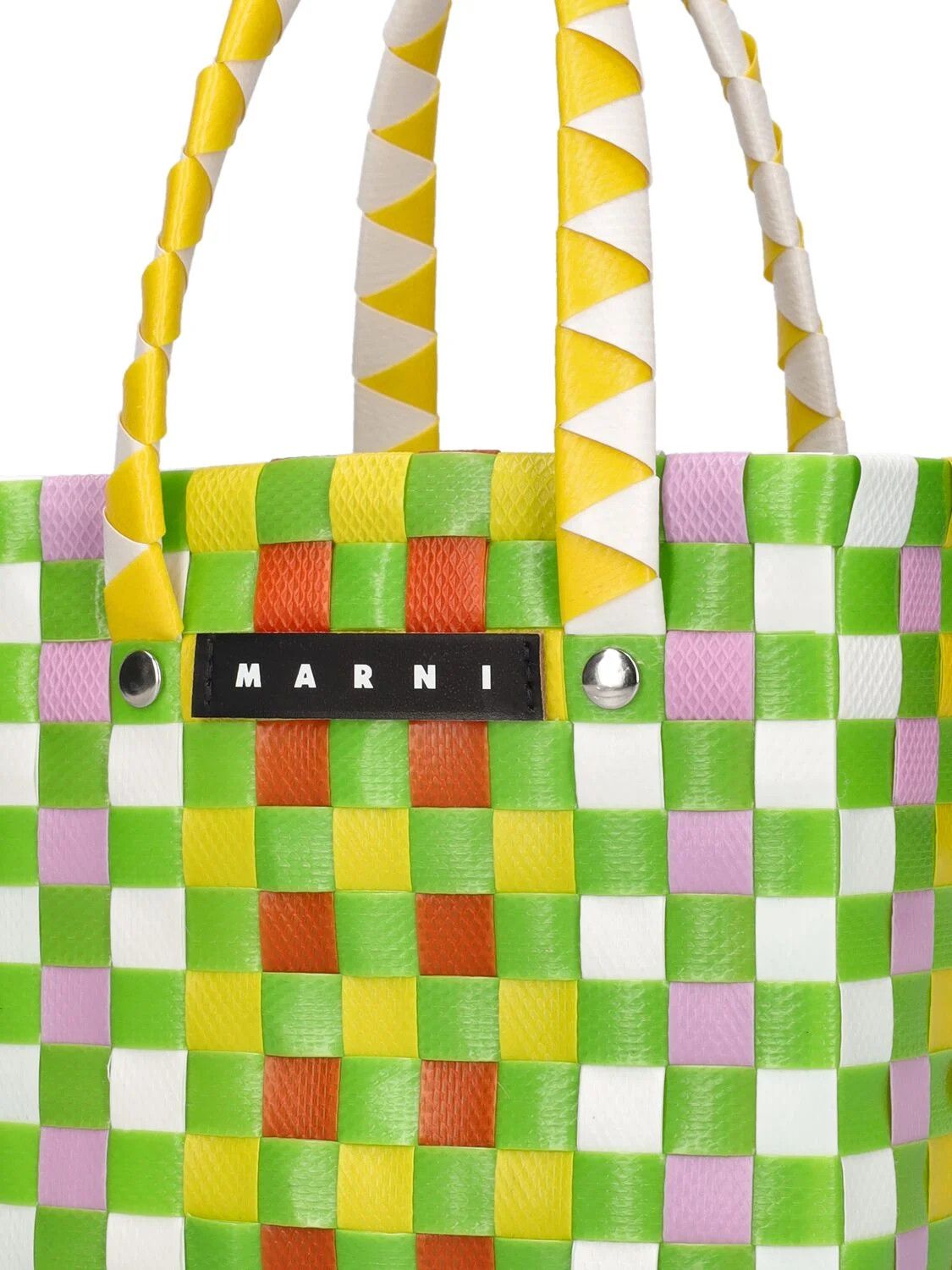 Marni o1f1d3z0725 Size: OS / Woven Micro Basket Bag in Multicolor Size ONE SIZE - 3 Thumbnail