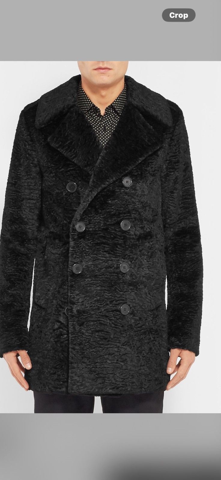 Saint Laurent Paris Saint Laurent men’s faux fur coat Hedi Slimane.54/44. $6800 Size US L / EU 52-54 / 3 - 3 Thumbnail
