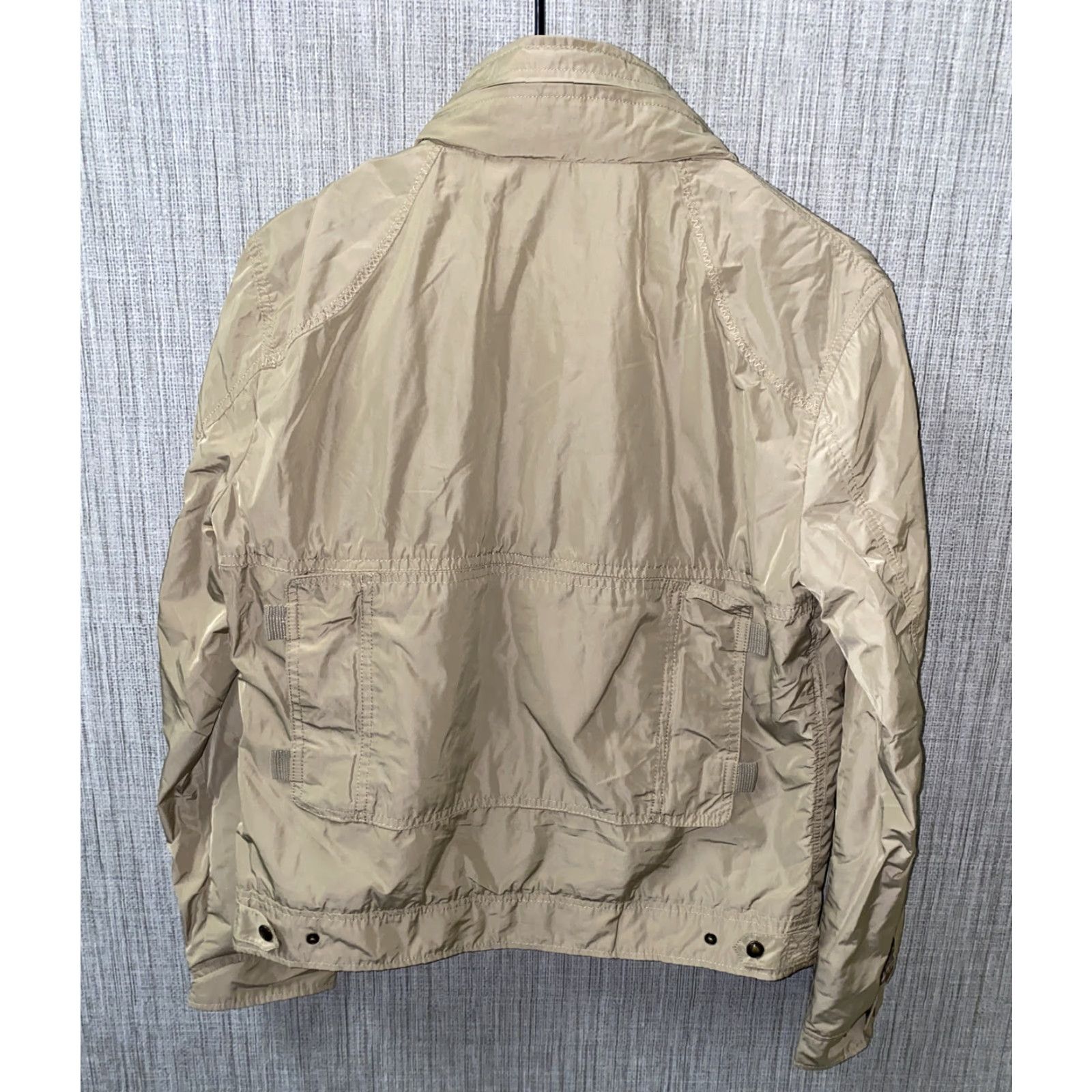 Vintage Jack And Jones Jacket Full Zip Womens Beige Nylon M Regular Size Women Size M / US 6-8 / IT 42-44 - 5 Thumbnail