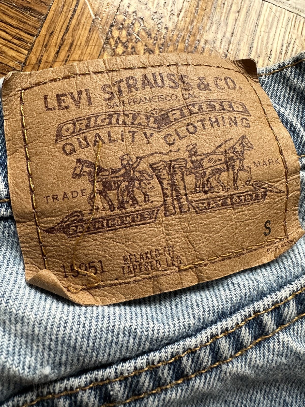Levi's Vintage 90s Levi's Orange Tab 951 Denim Jeans Size 29" - 9 Thumbnail
