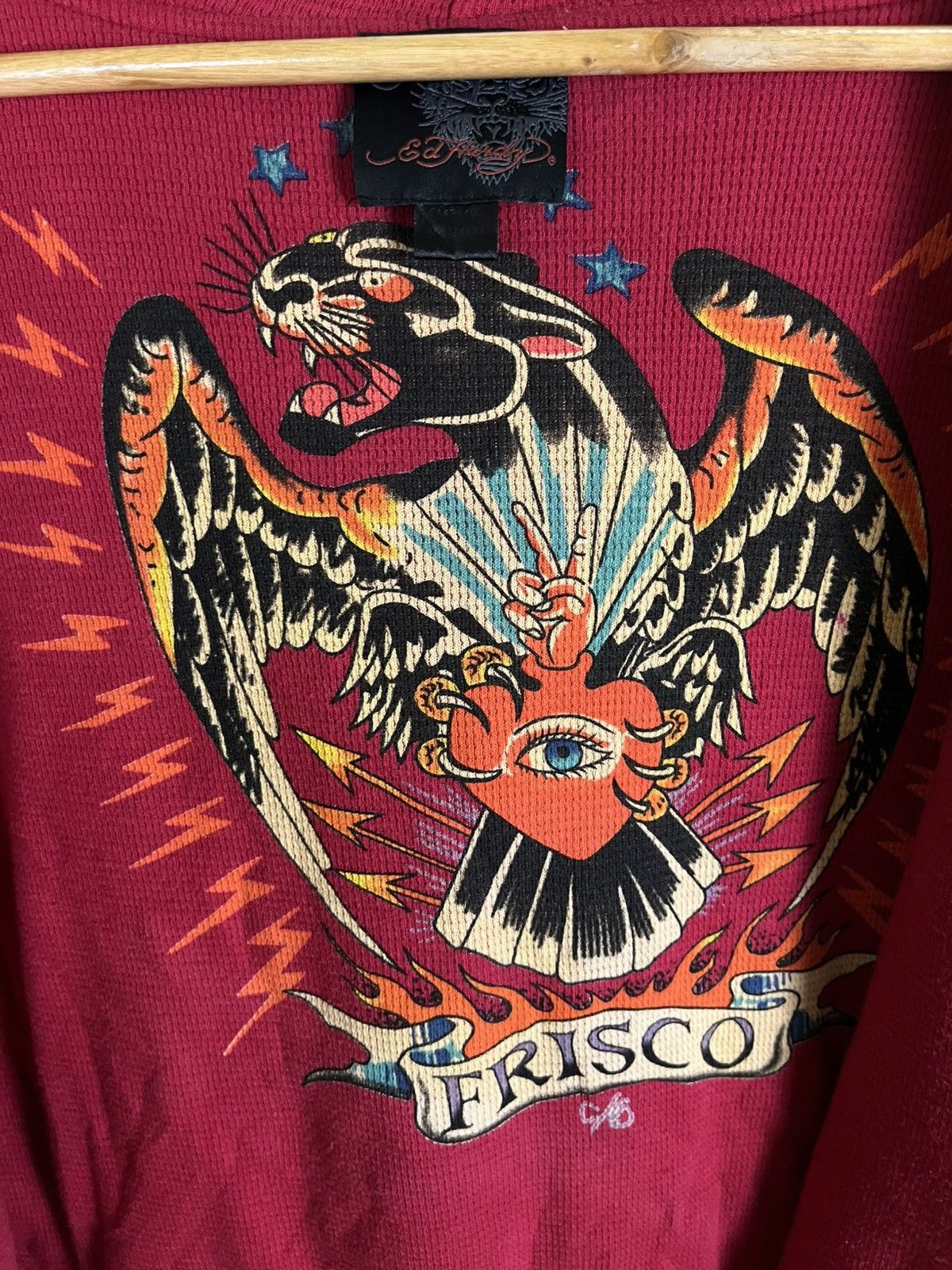 Ed Hardy × Japanese Brand × Vintage Vintage Edhardy FullPrint Hoodies Size US S / EU 44-46 / 1 - 8 Thumbnail