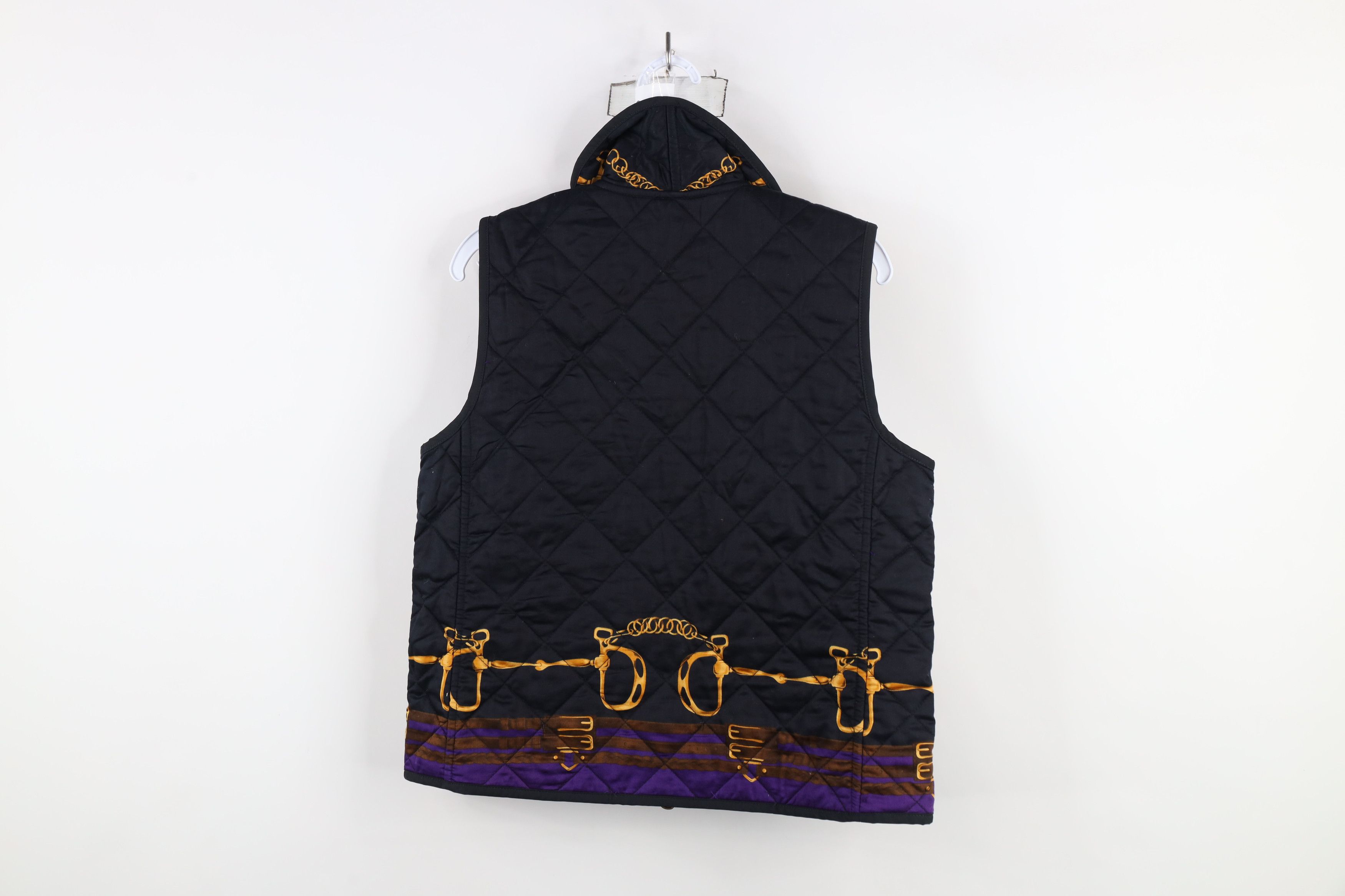 Ralph Lauren × Vintage Vintage 90s Ralph Lauren Quilted Reversible Vest Jacket Size M / US 6-8 / IT 42-44 - 7 Thumbnail