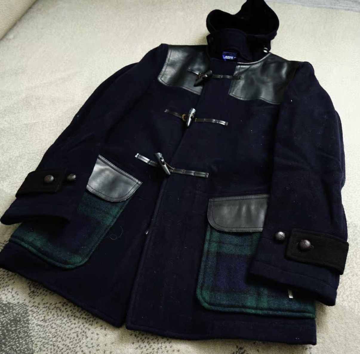 Comme des Garcons Comme des Garçons Junya Watanabe Quilted Wool Toggle Coat Size US S / EU 44-46 / 1 - 2 Thumbnail