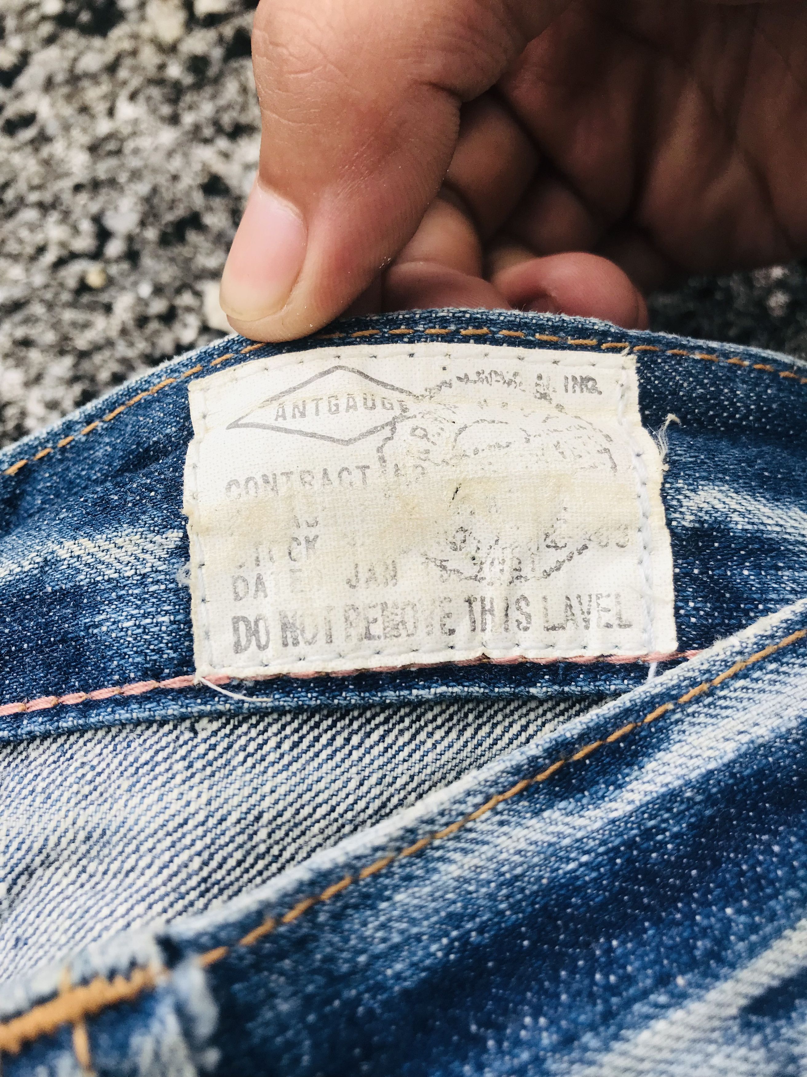 If Six Was Nine Vintage Antgauge distressed jeans Size US 32 / EU 48 - 11 Thumbnail