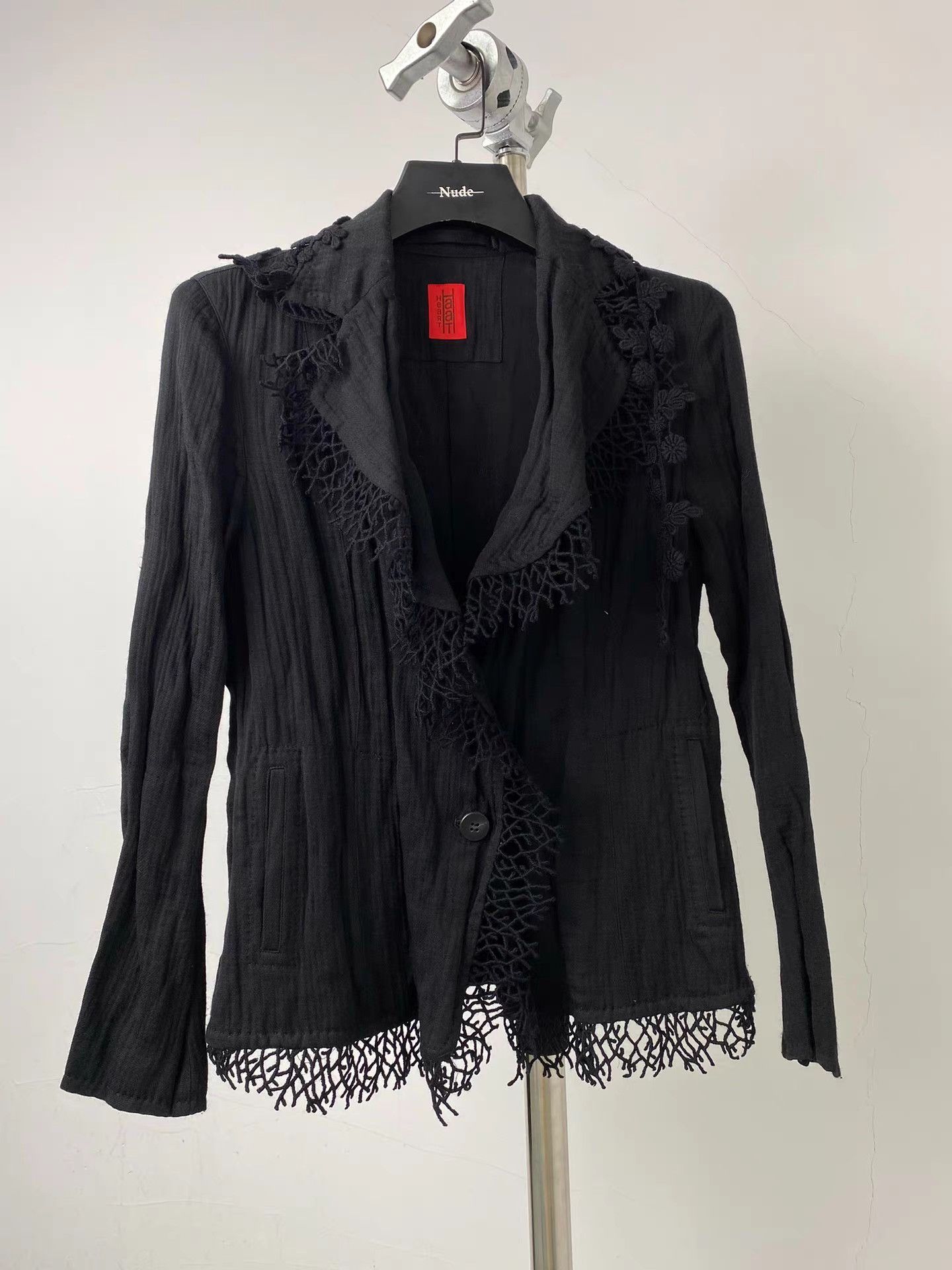 Issey Miyake Issey miyake haat Pleated Fringe Jacket K20 Size XS / US 0-2 / IT 36-38 - 1 Thumbnail