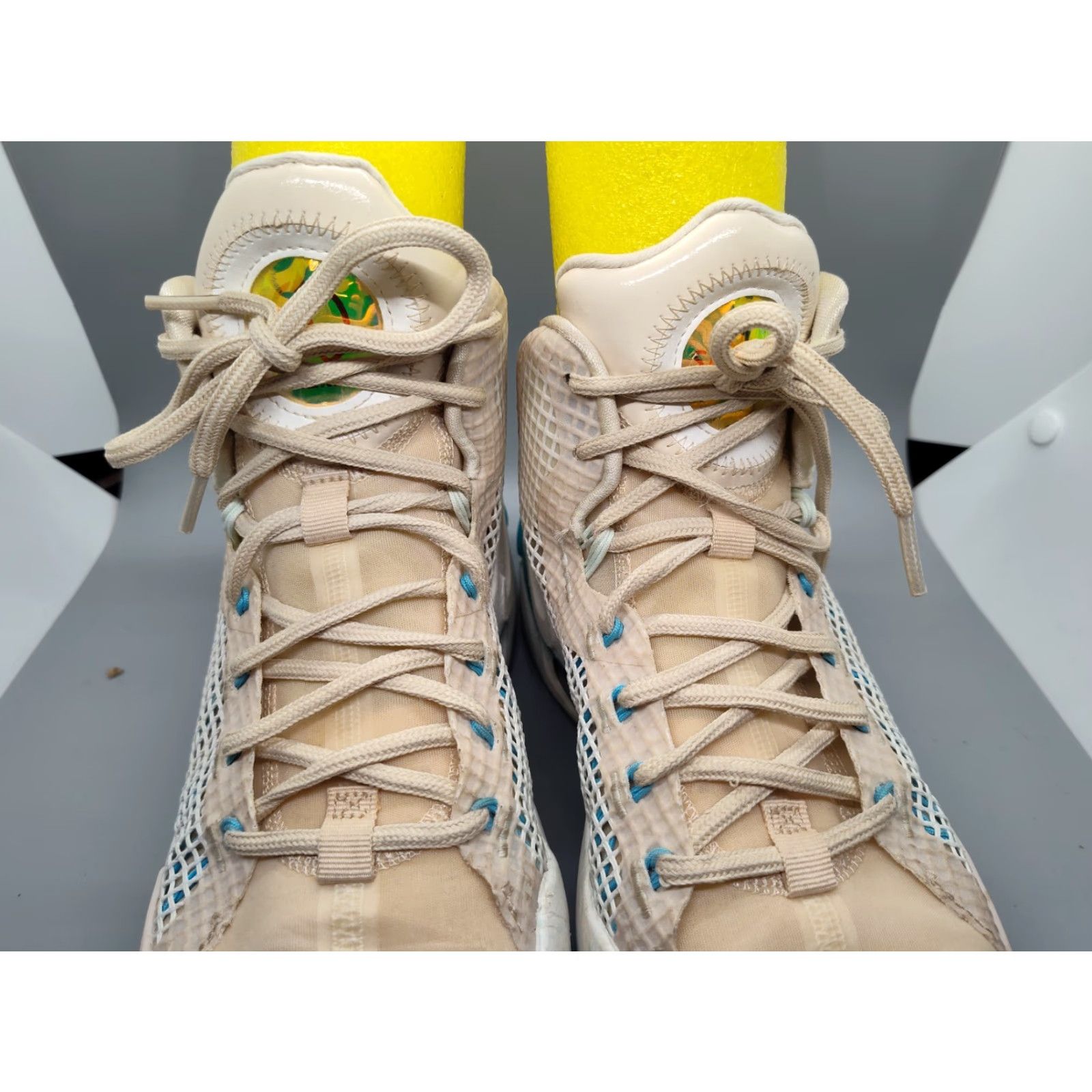 Nike VINTAGE Nike Air Zoom GT Basketball Sneakers Men’s Size 9 Beige Garden 2023 Activewear Size US 9 / EU 42 - 4 Thumbnail