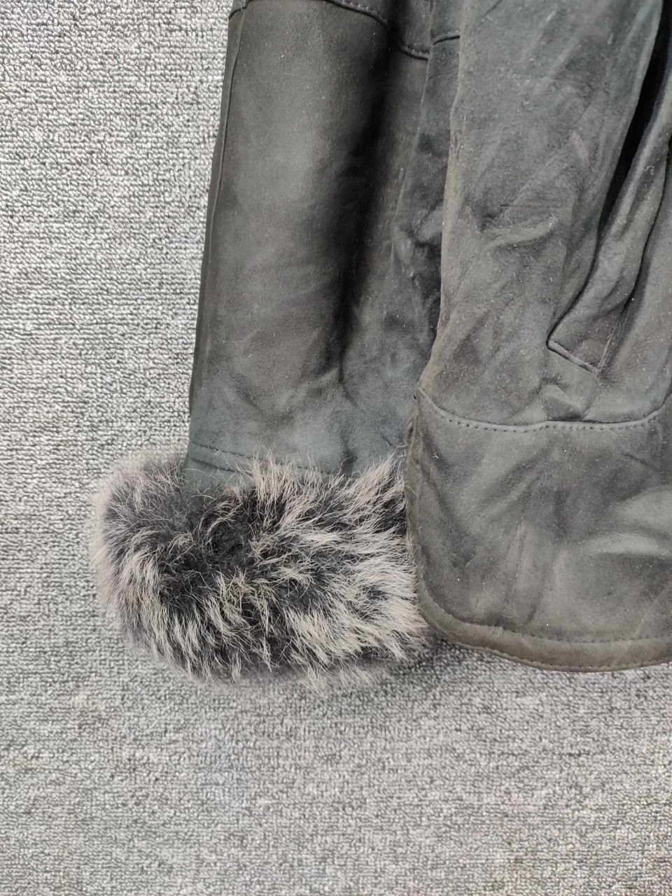 Japanese Brand Rare 🔥 Renoir Donna Faux Fur Suede Leather Jacket Size US L / EU 52-54 / 3 - 4 Thumbnail