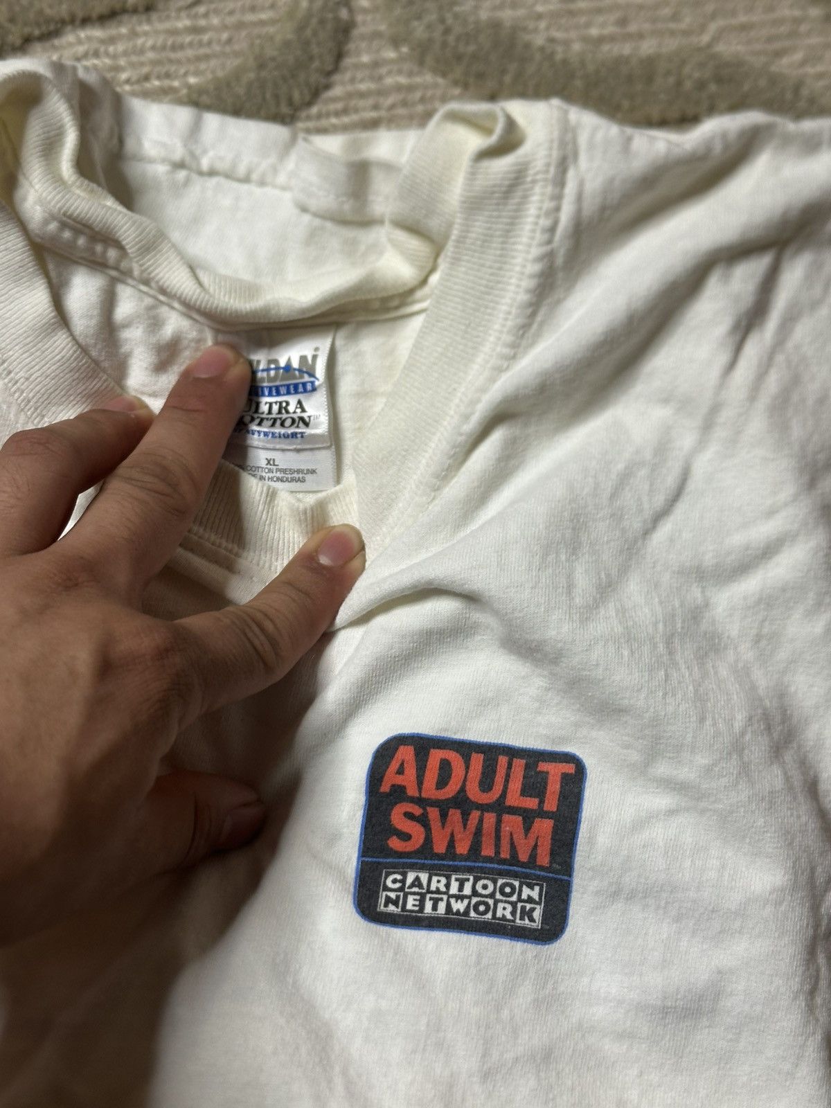 Vintage Vintage cartoon net work shirt adult swim box logo 2013 comi Size US XL / EU 56 / 4 - 3 Thumbnail