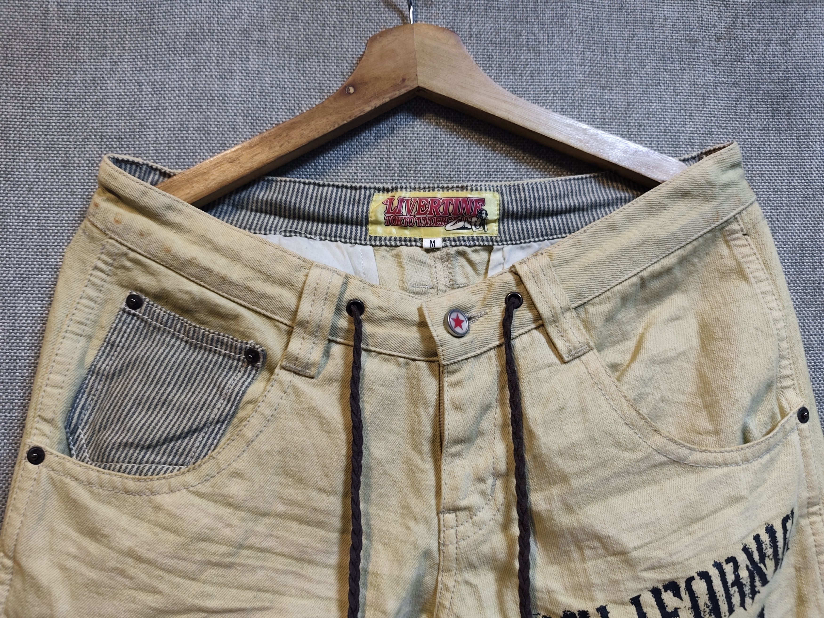 Japanese Brand Livertine Tokyo Underground Pants Size US 31 - 4 Thumbnail