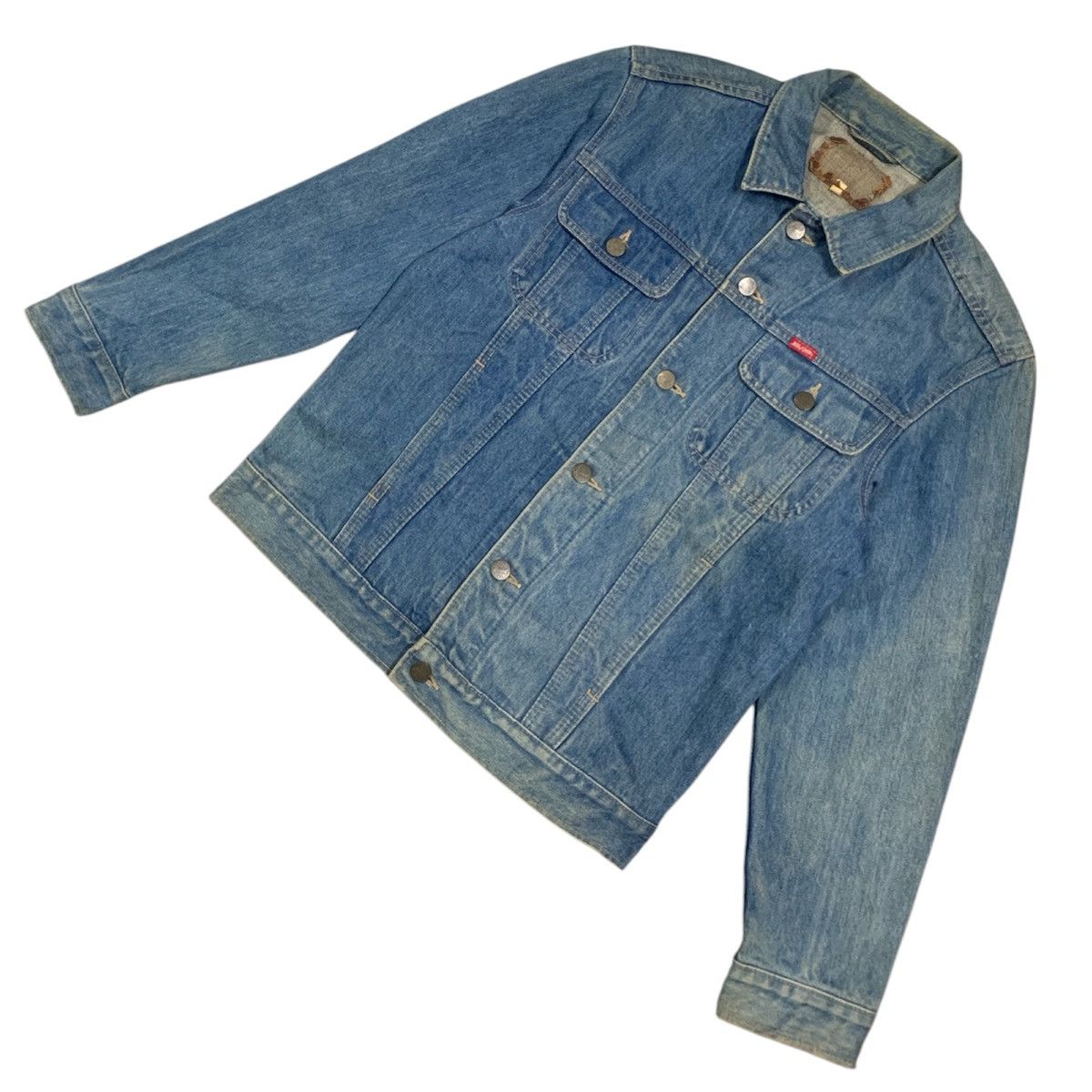 Big John Vintage Big John Sun Faded Trucker Denim Jacket Size US S / EU 44-46 / 1 - 4 Thumbnail