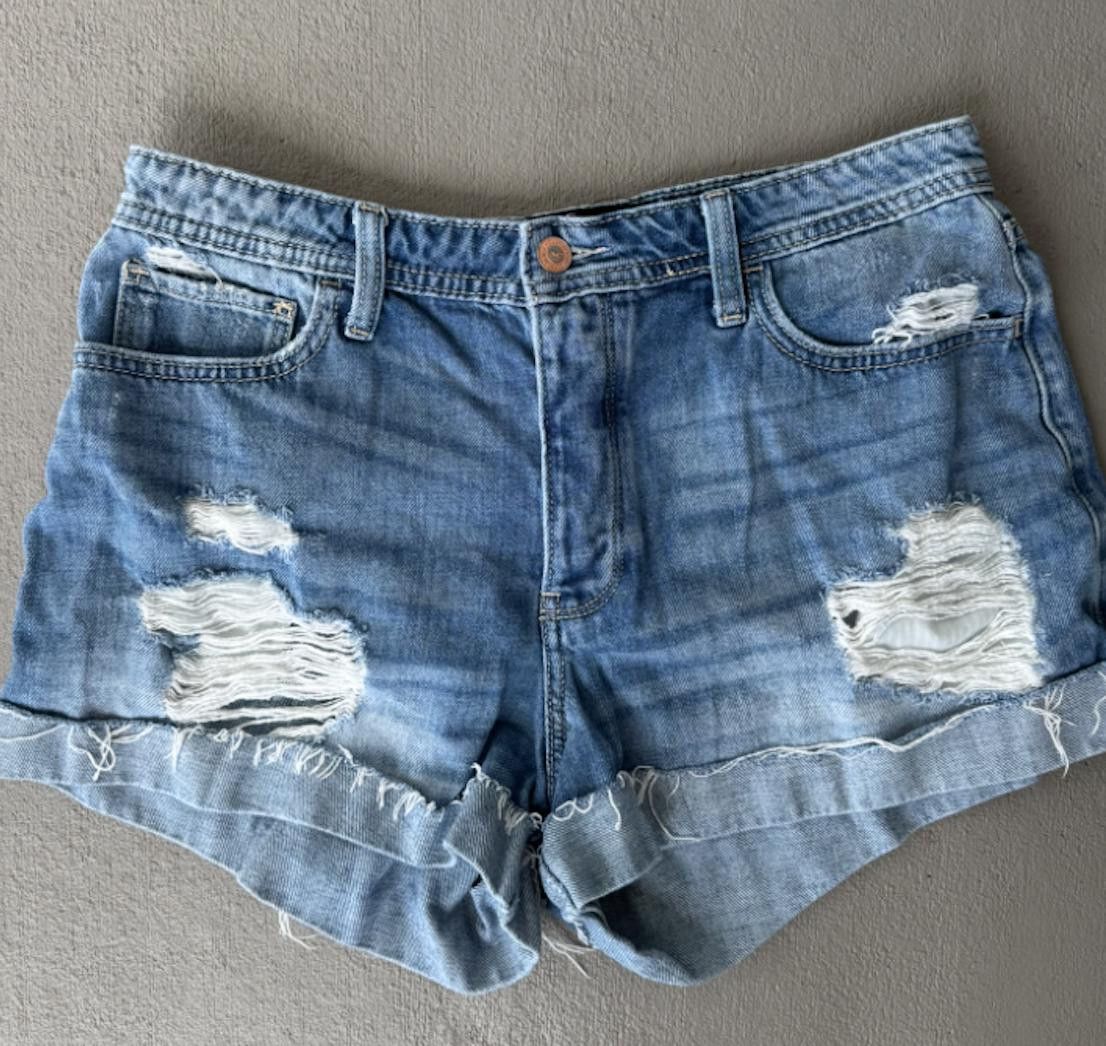 Designer Hollister Denim Shorts W30 Size 30" / US 8 / IT 44 - 1 Thumbnail