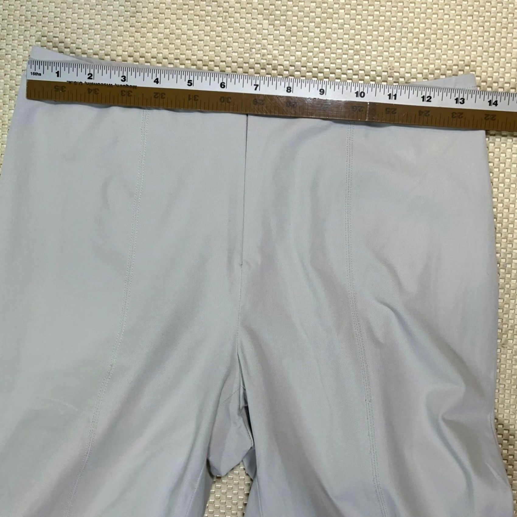 Vintage Raffaello Rossi Giga Light Grey Stretch Cigaret Pants Womens 36 US 6 Dress Pants Regular Zip Fly Solid Gray Womens Size 28" / US 6 / IT 42 - 7 Thumbnail