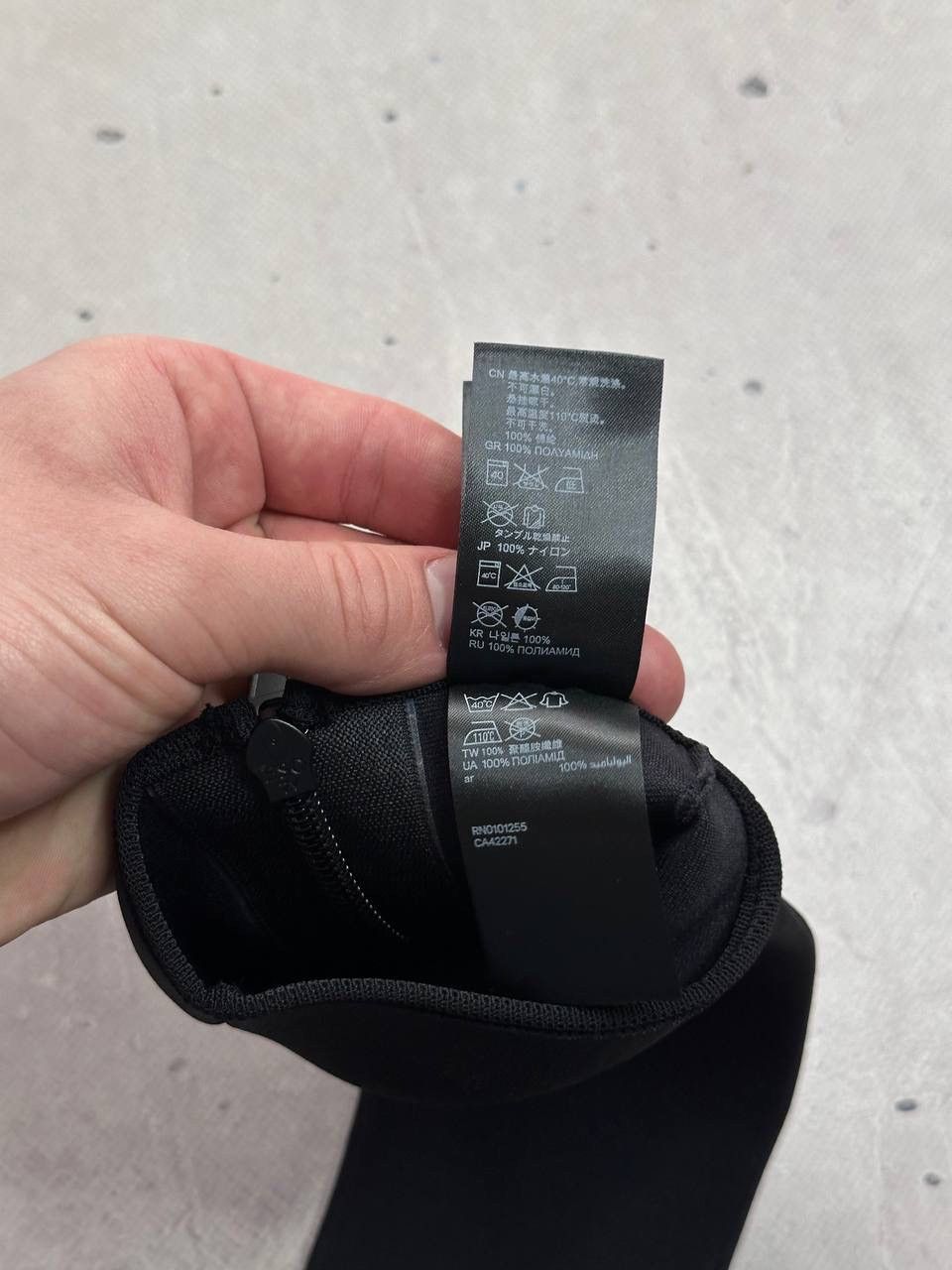 Alexander Wang Alexander Wang x H&M Long Black Zip Gloves M Designer Y2K Size ONE SIZE - 10 Thumbnail