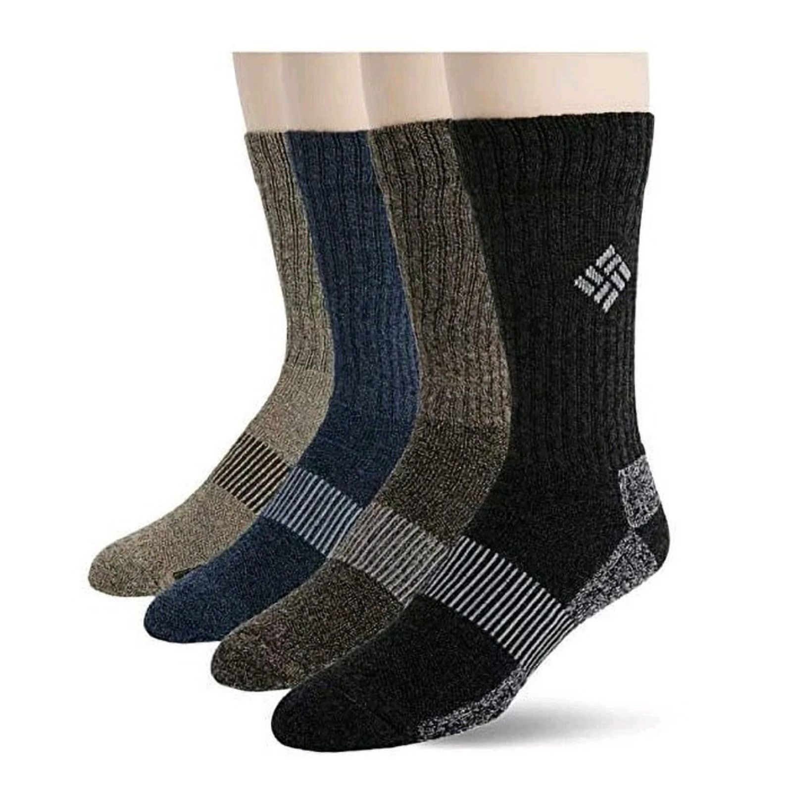 Columbia Columbia Moisture Control Crew Socks Size 6-12 Men's 4 Pair Size ONE SIZE - 2 Thumbnail