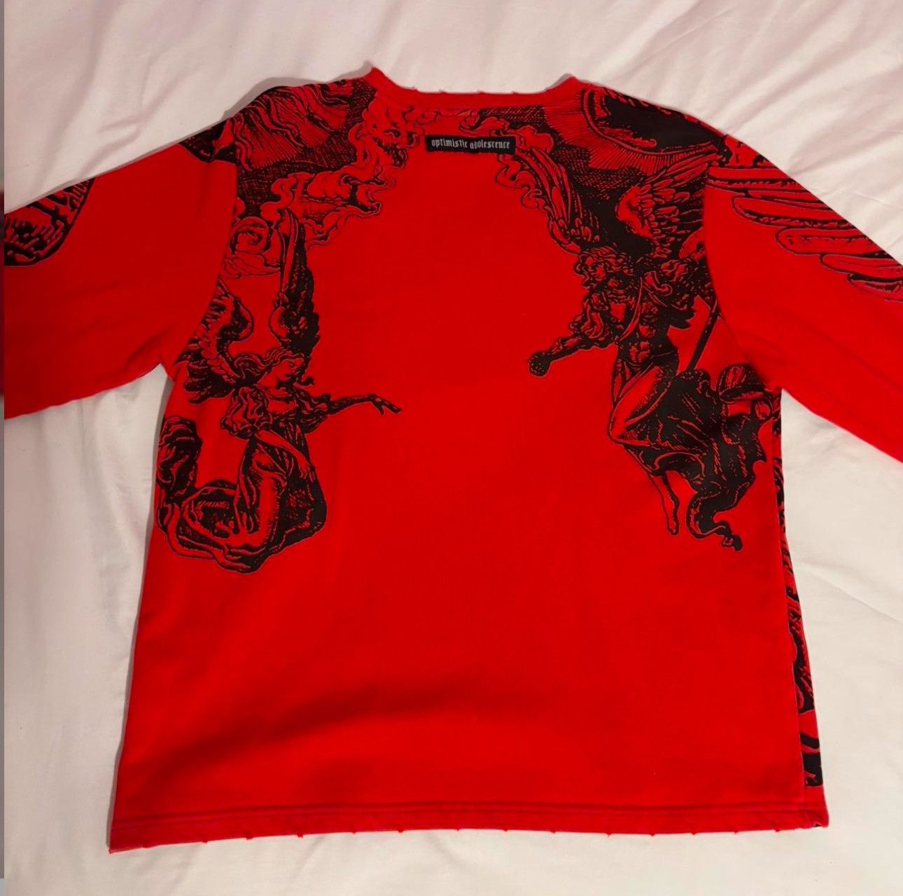 Other Optimistic adolescence red skeleton sweatshirt Size US L / EU 52-54 / 3 - 3 Thumbnail
