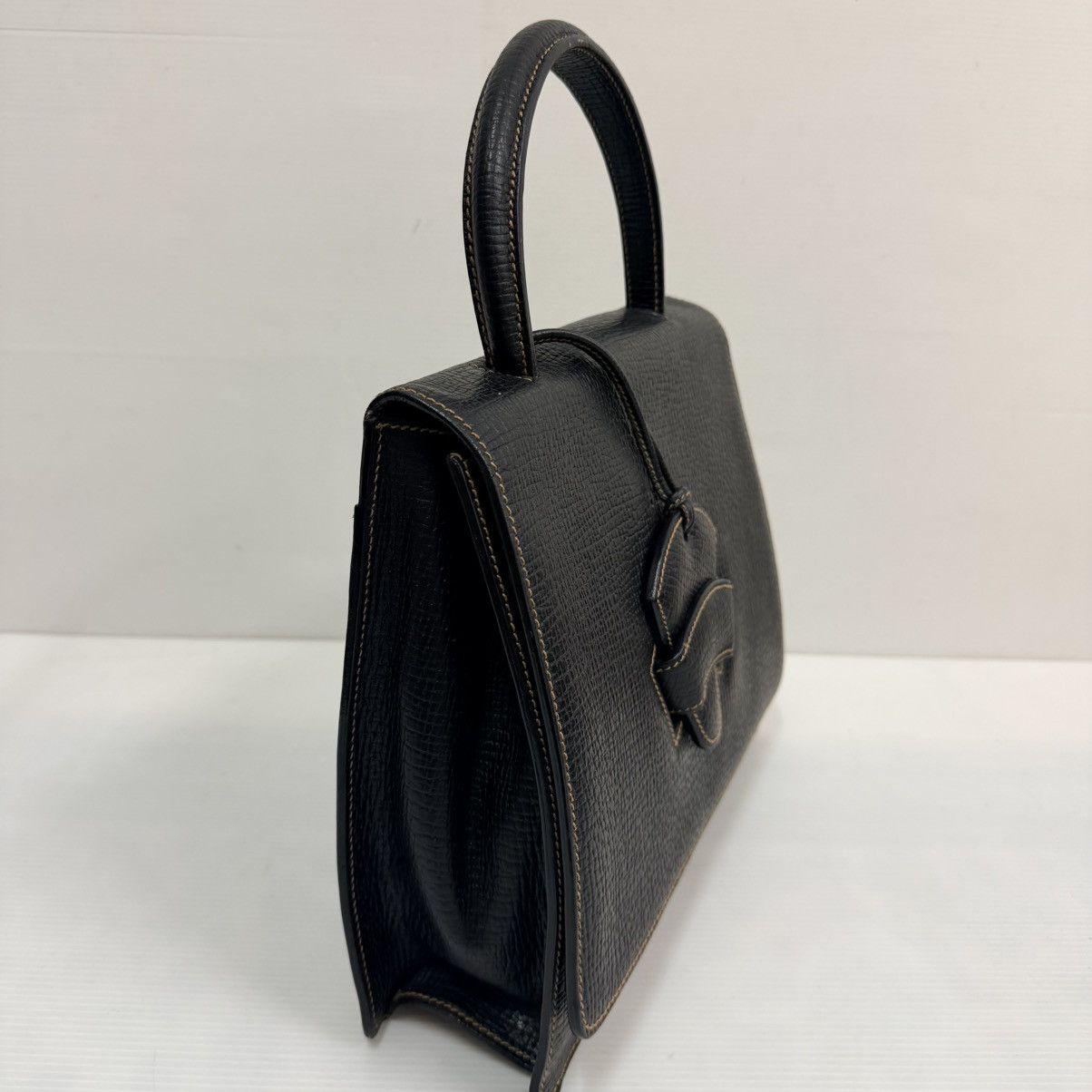Loewe Loewe Leather Black Barcelona Top Handle Bag Size ONE SIZE - 5 Thumbnail