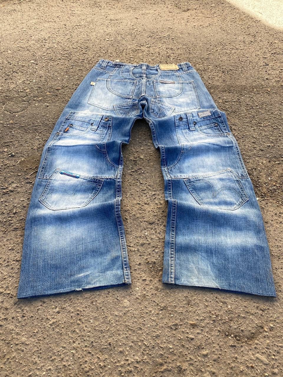 Japanese Brand × Vintage Gazoz Baggy pants Tornado Mart style y2k jeans Size US 32 / EU 48 - 8 Thumbnail