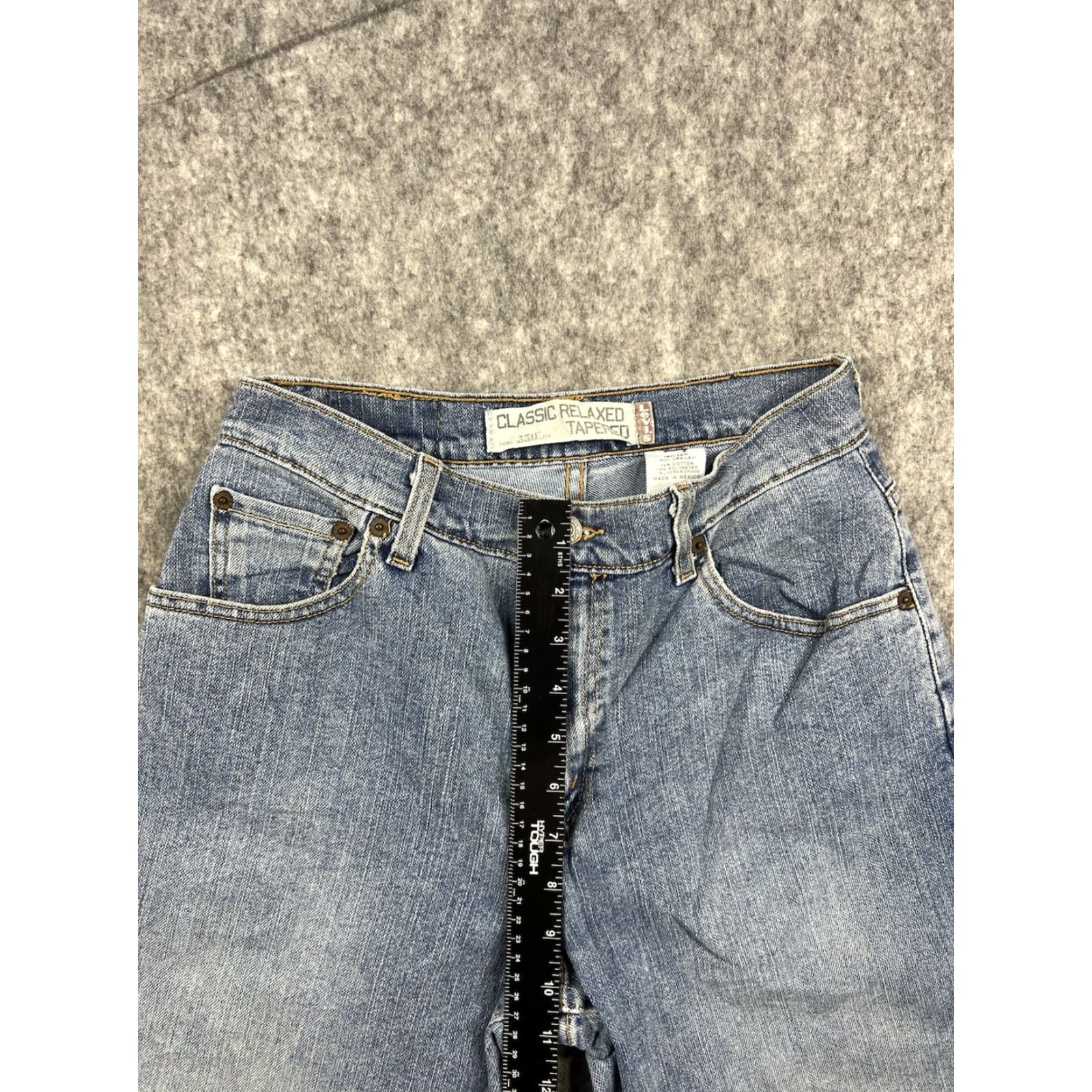 Levi's VINTAGE Levi's 550 Jeans Women's Relaxed Tapered Blue Denim Size 6 Regular 29in Inseam 5-Pocket 90s Style Size 28" / US 6 / IT 42 - 4 Thumbnail