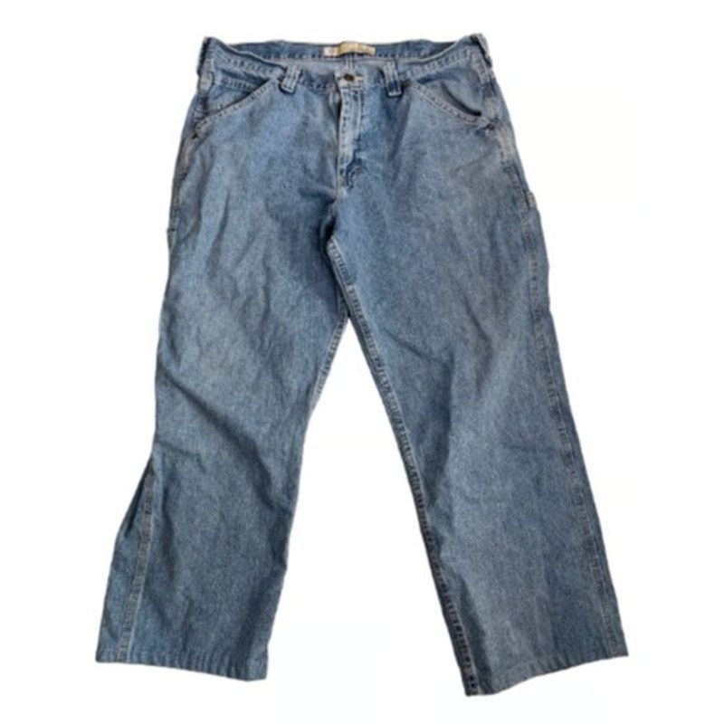 Lee Lee Dungarees Carpenter Jeans Men's Waist 36" Inseam 26" Size US 36 / EU 52 - 8 Thumbnail