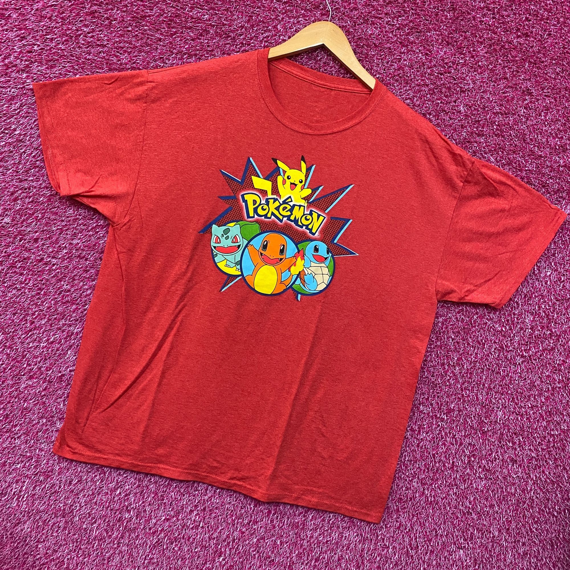 Pokemon Pokémon Starter Pokemon anime Tshirt size Extra Large Size US XL / EU 56 / 4 - 3 Thumbnail